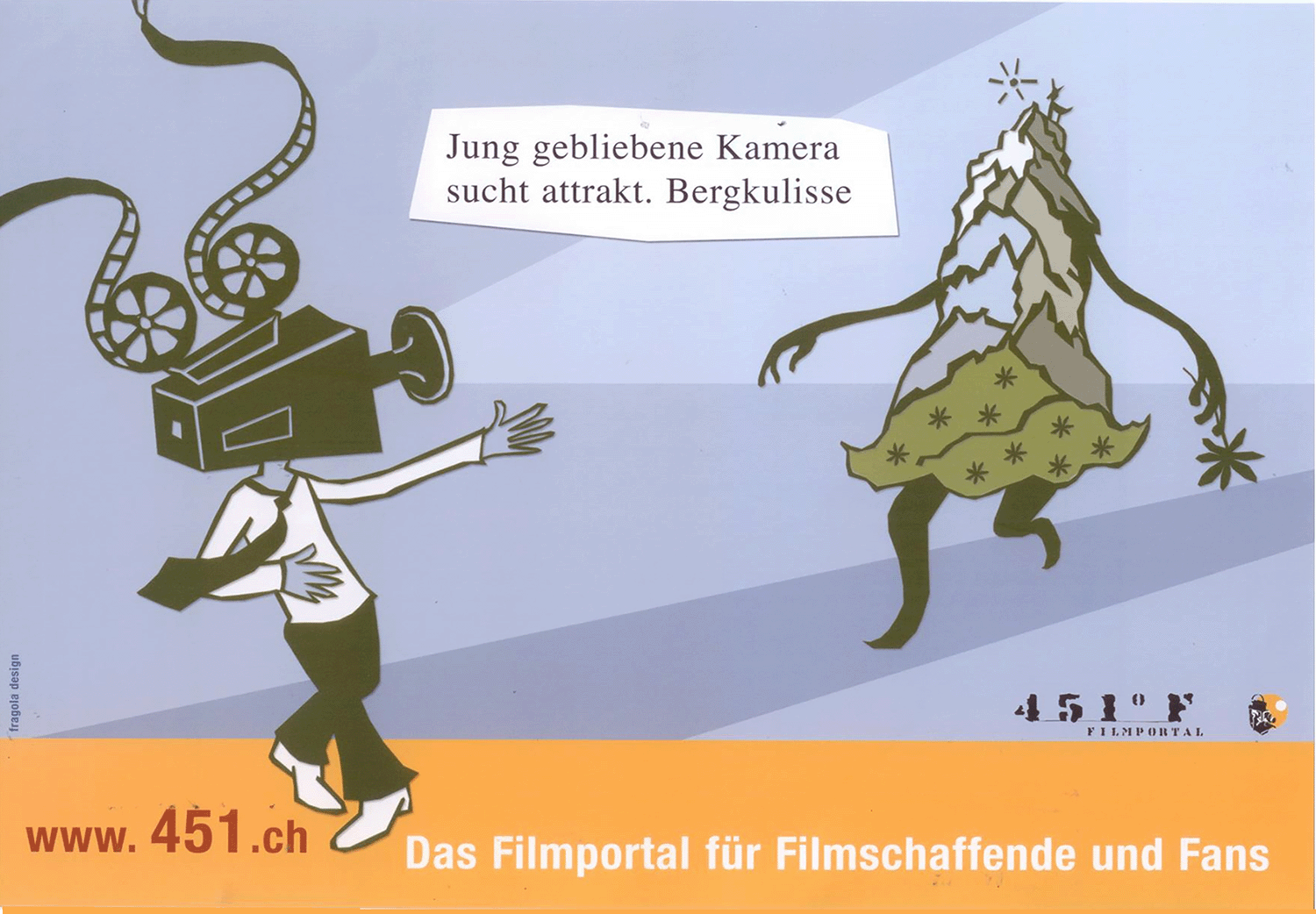 Cinema dia for the Swiss film service platform 451.ch