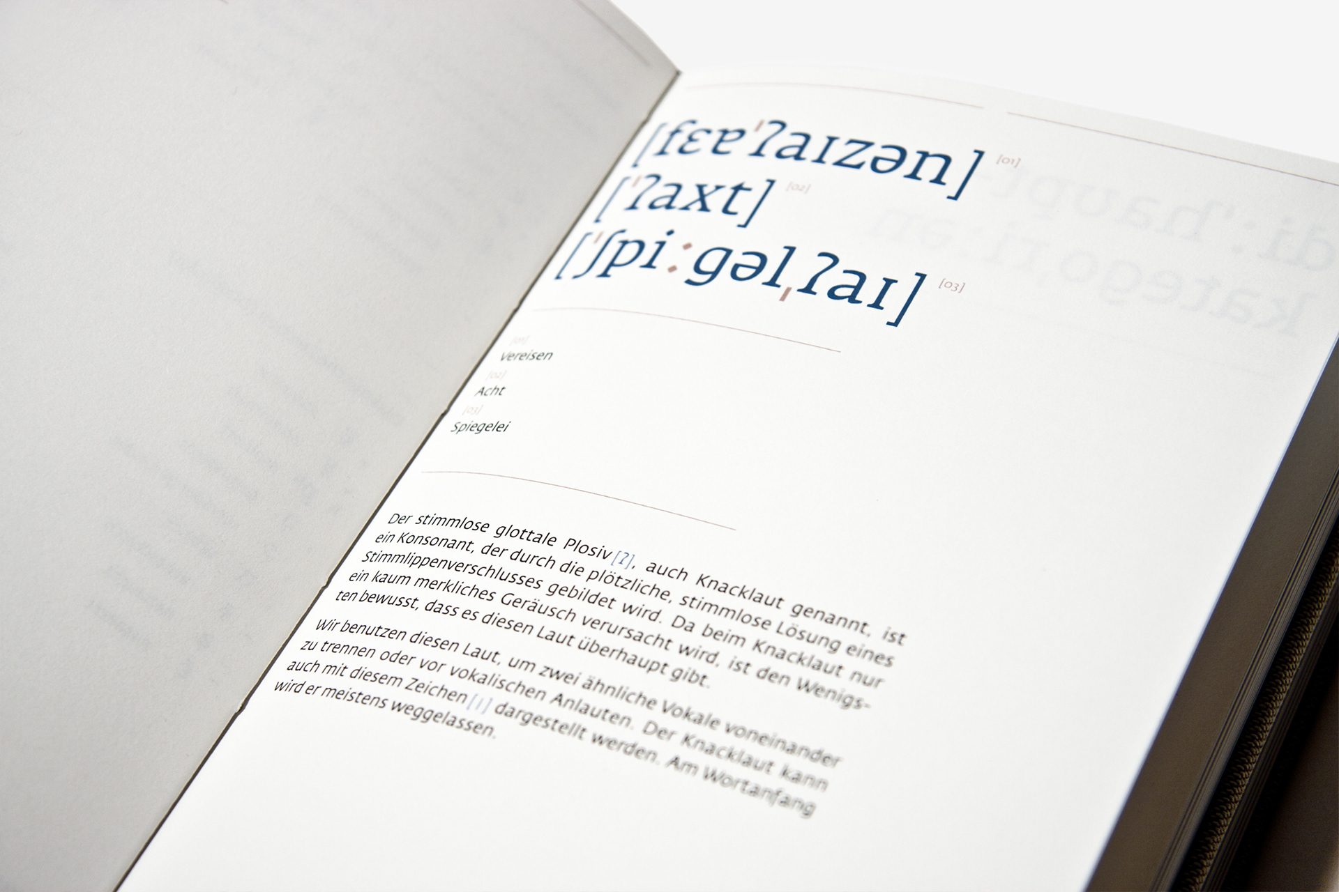 Die Lautschrift Saskia Nebel FH Mainz Bachelor Projekt Editorial Design IPA International Phonetic Alphabet