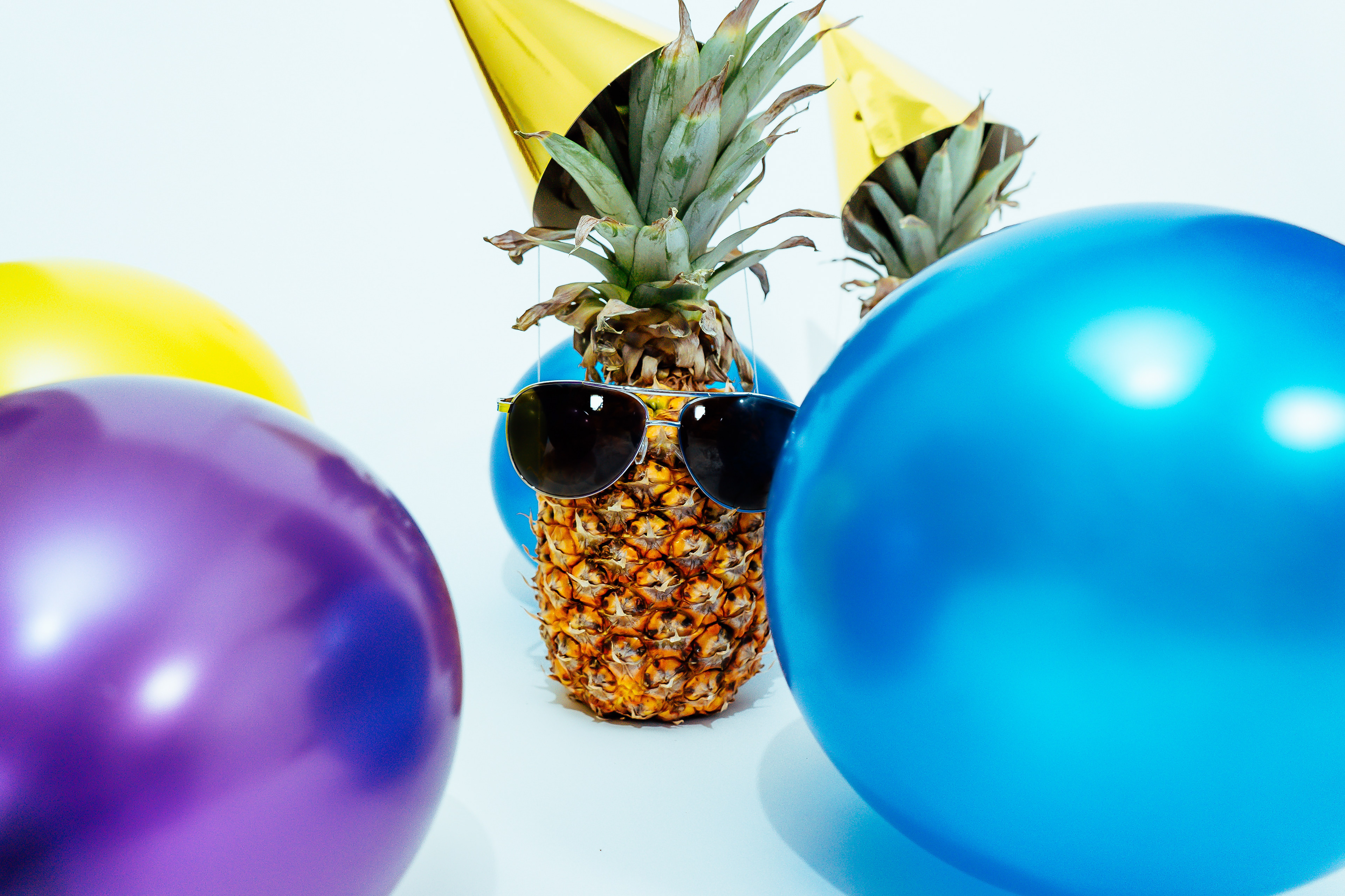 Feiernde Ananas