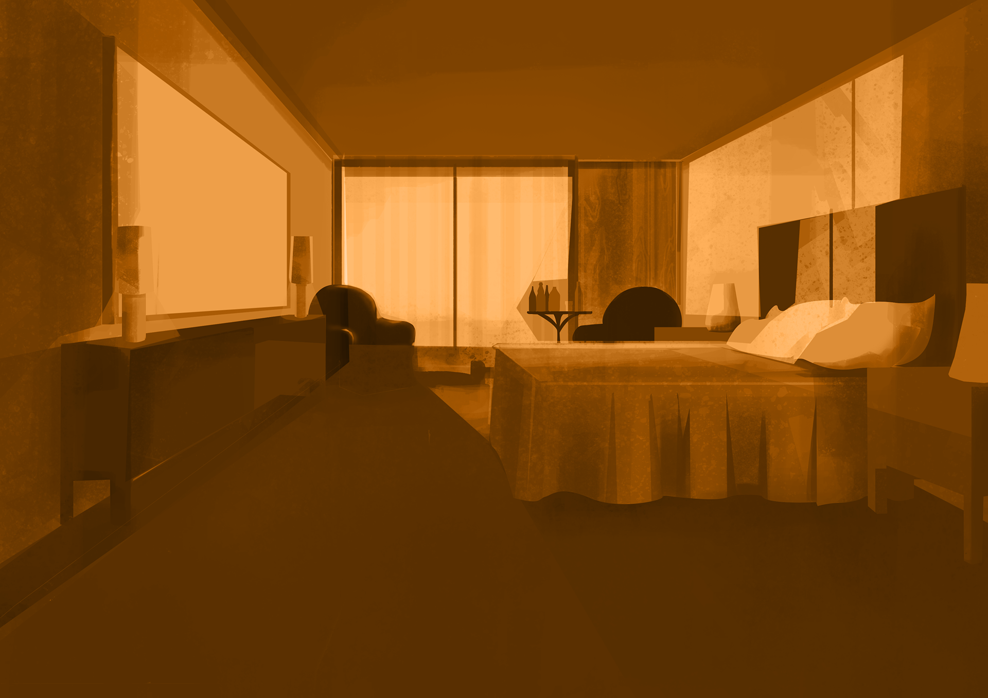 First Concept Art of Back Ground