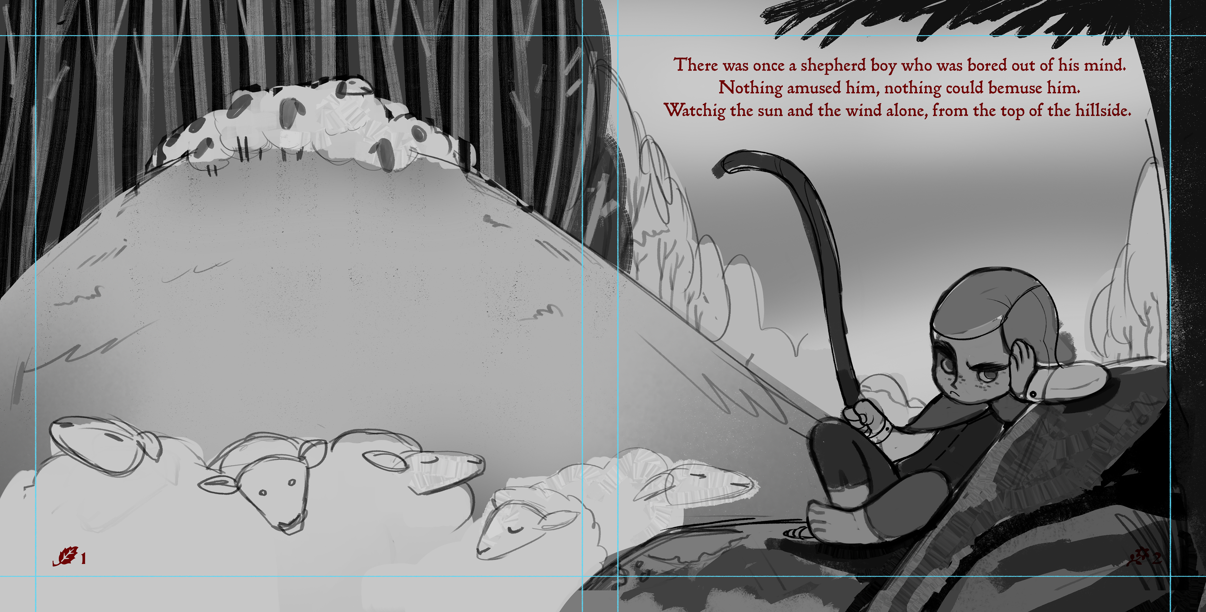 Refined Sketch - Gray Scale 