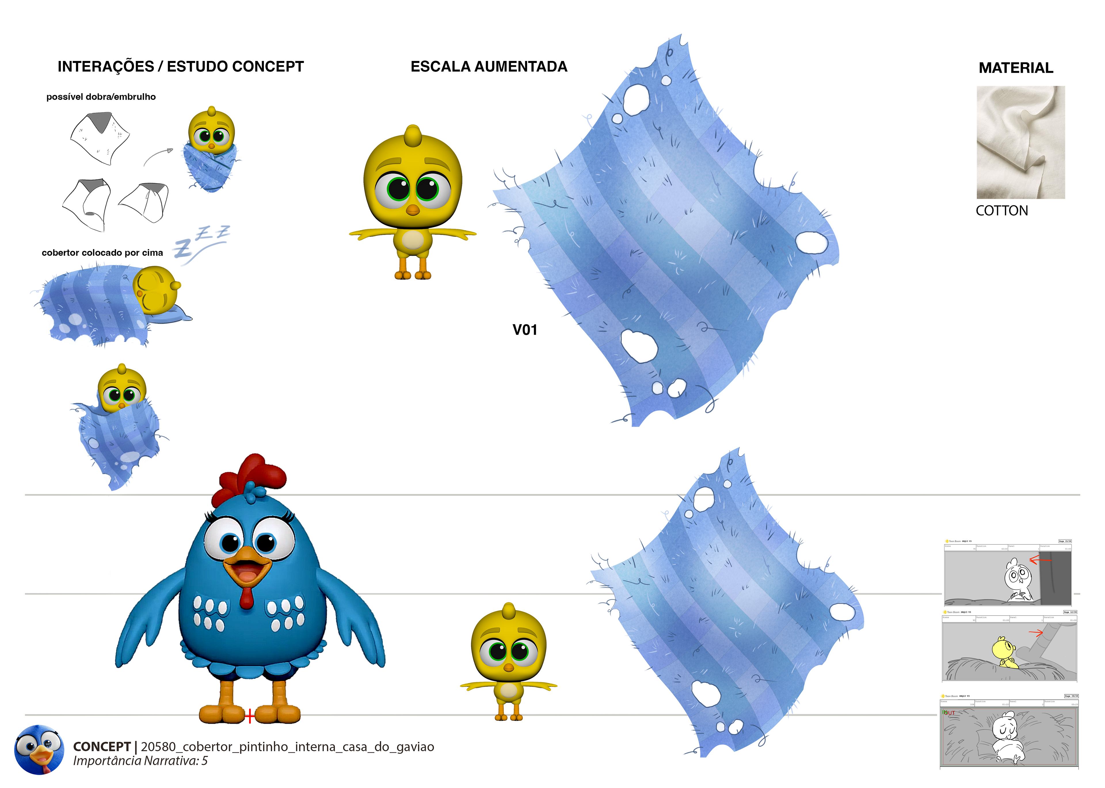 Concept Design for Yellow Chicks Blanket.