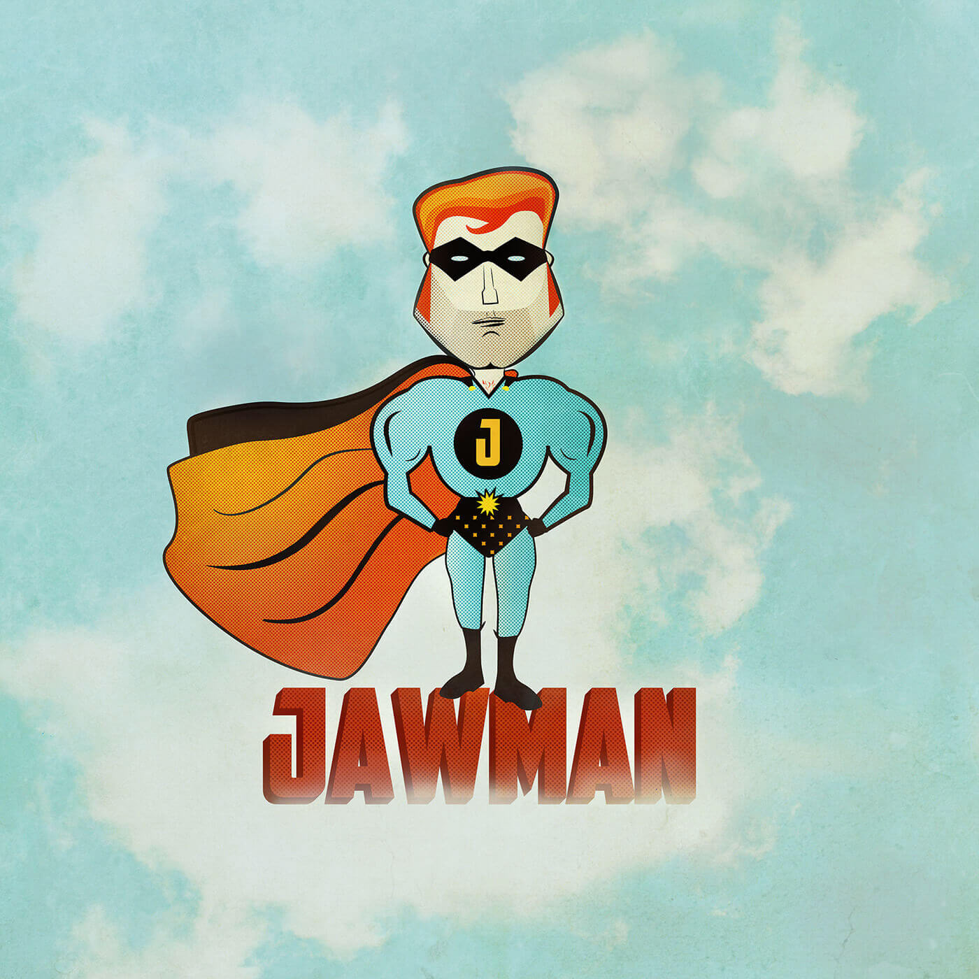 Superhero illustration