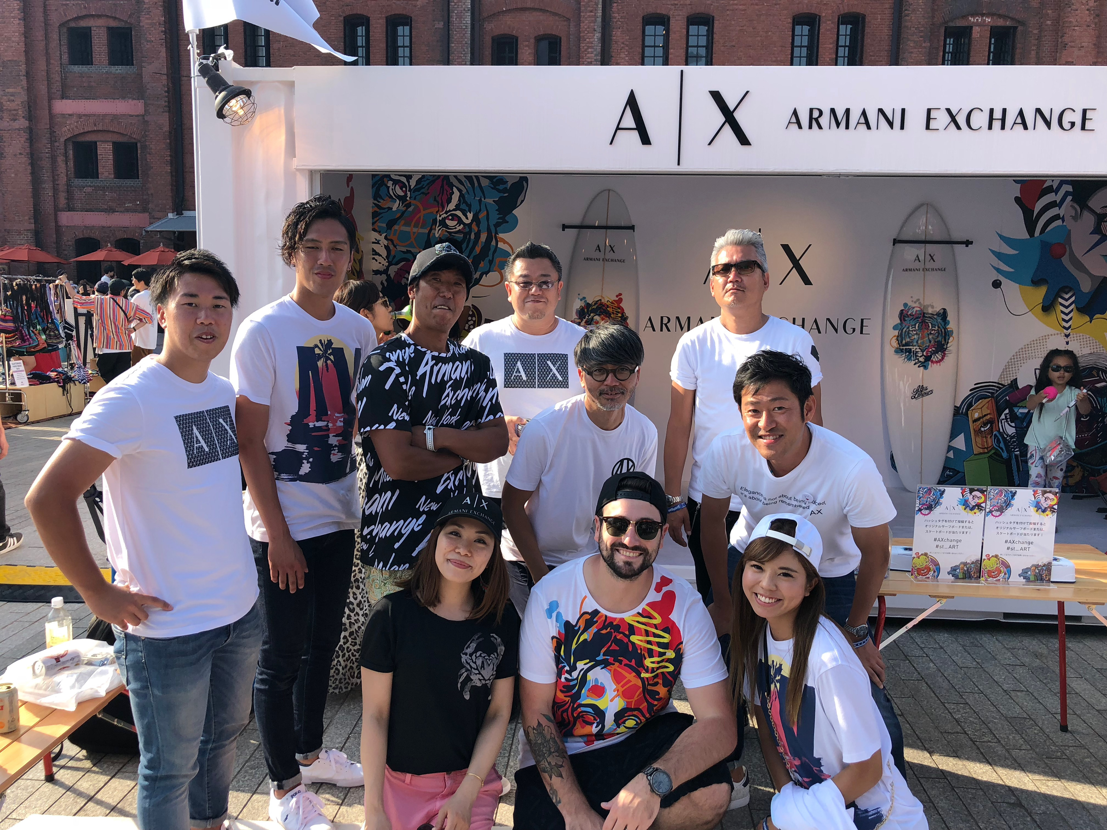 Alex Lehours Armani Exchange Japan