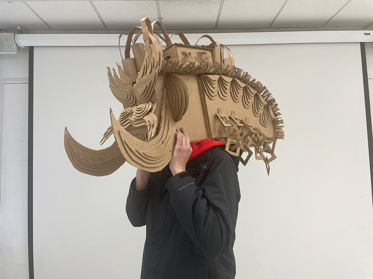 Wearable Cardboard Fabrication
