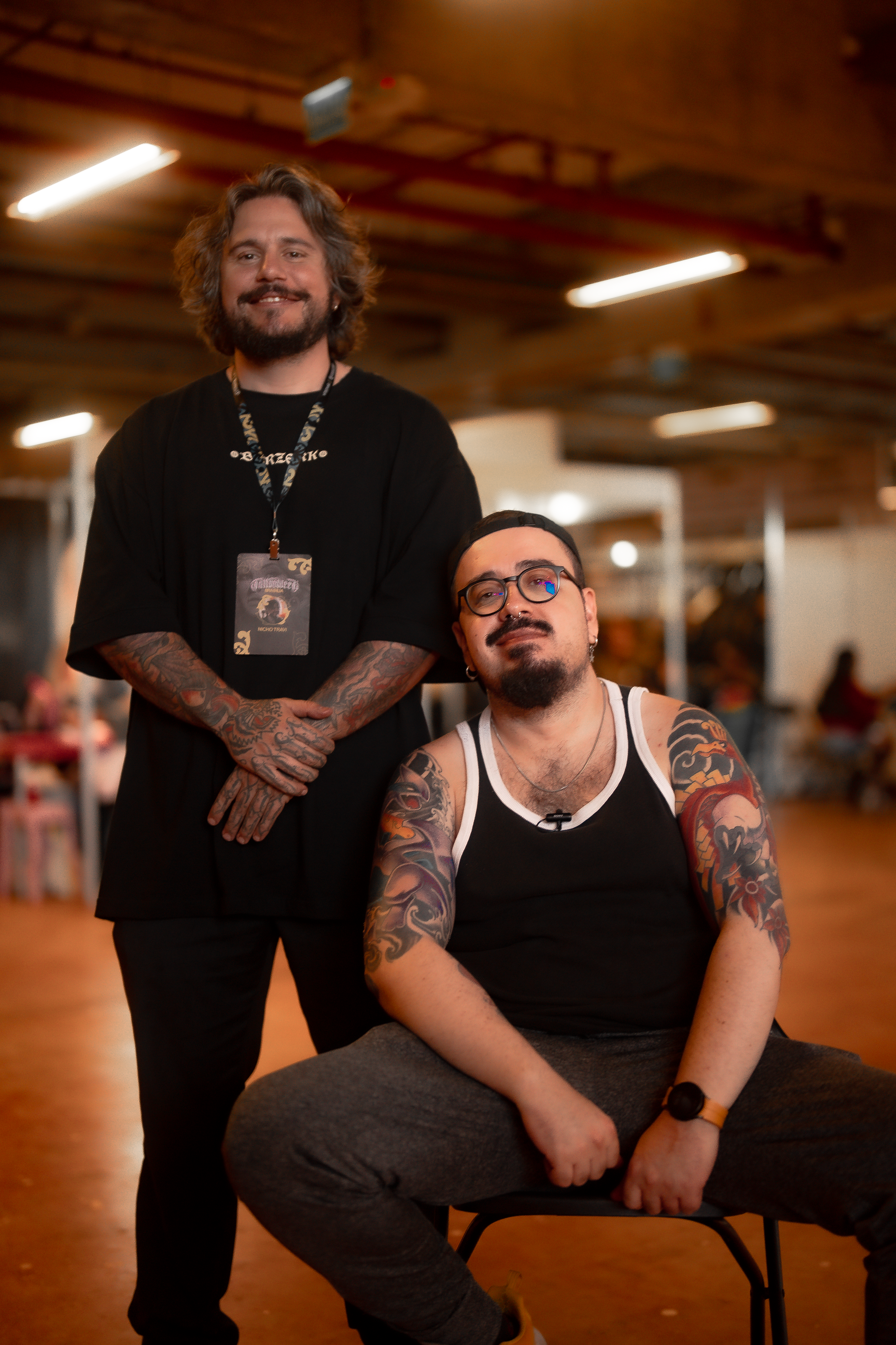 nicho com um de seus clientes