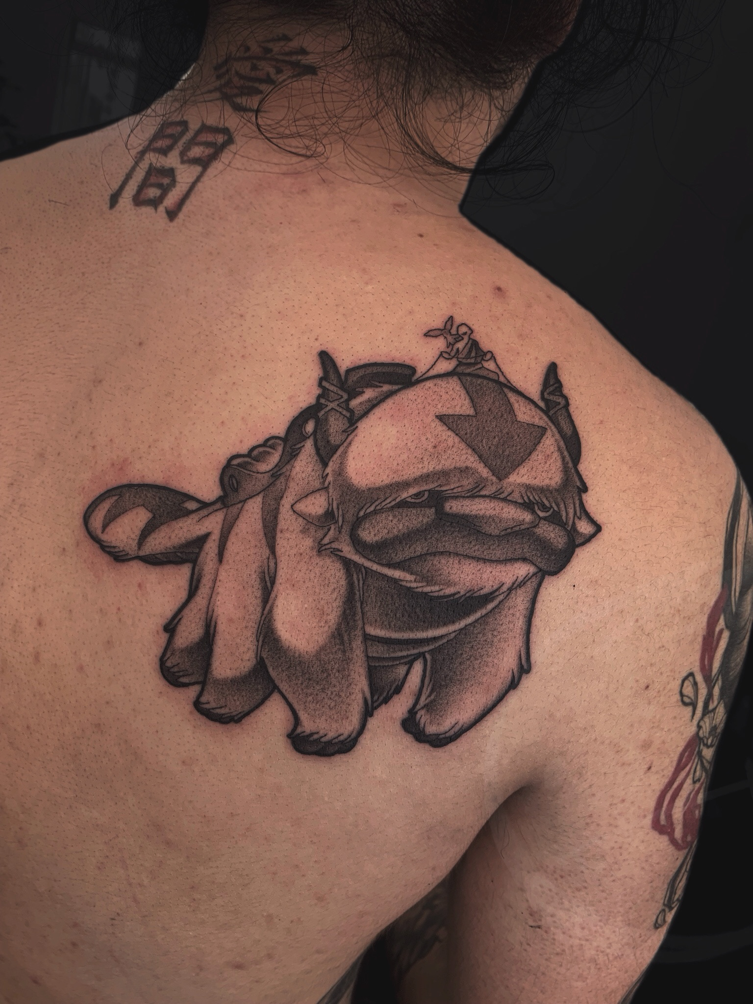 tatuagem de appa do desenho avatar