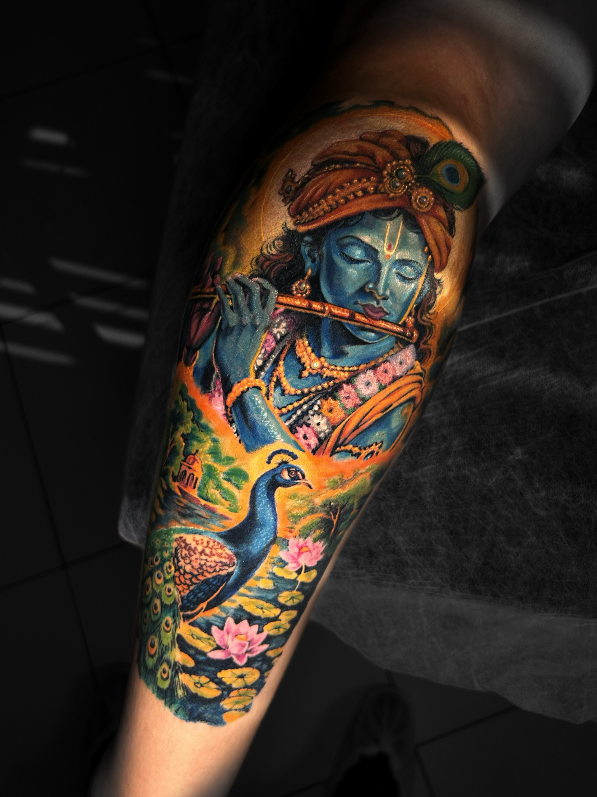 tatuagem em realismo colorido