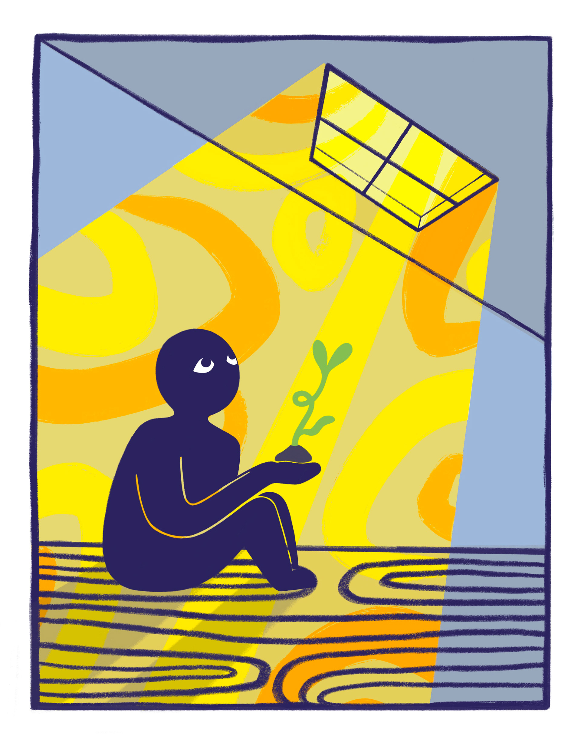 Growth Potential - a hand-drawn digital illustration