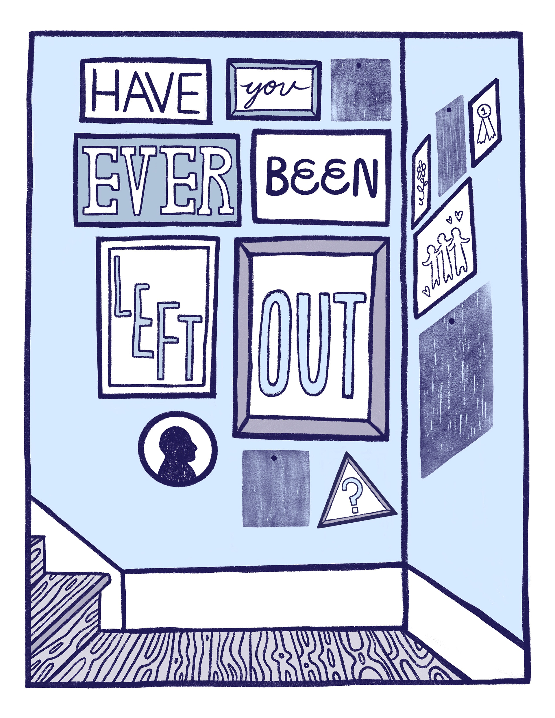Familial Rejection - A hand-drawn digital illustration 