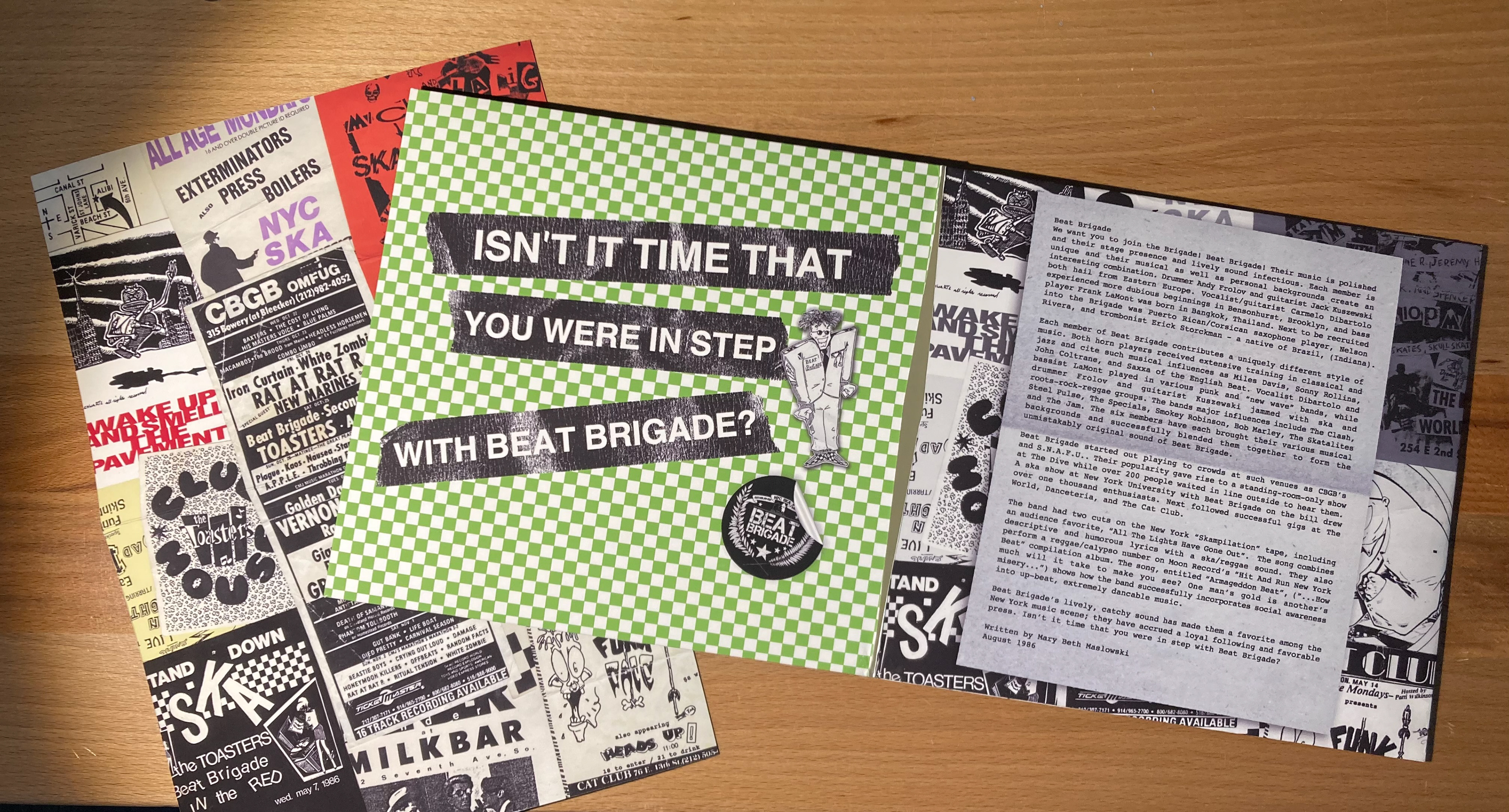 Try and Try Again - Gatefold Jacket - Inside Spread and mini poster