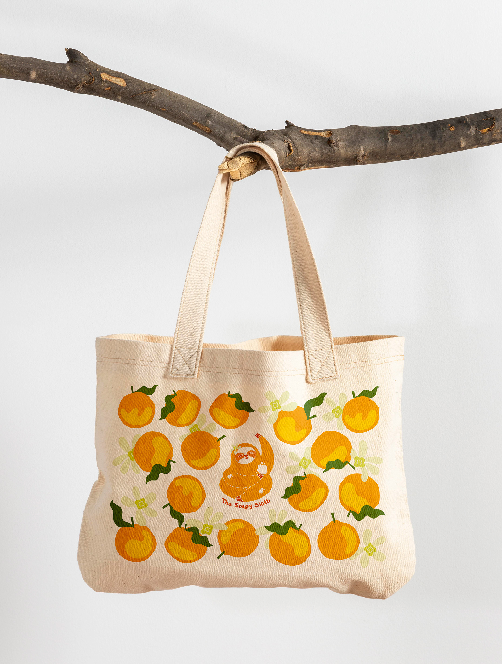 Canvas Tote - The Soapy Sloth - Orange Scent