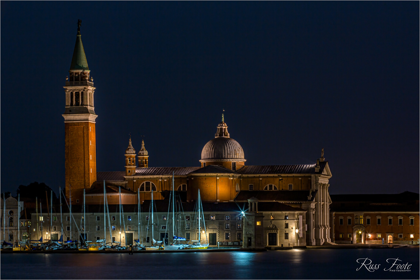Abbazia di San Giorgio Maggione at Night