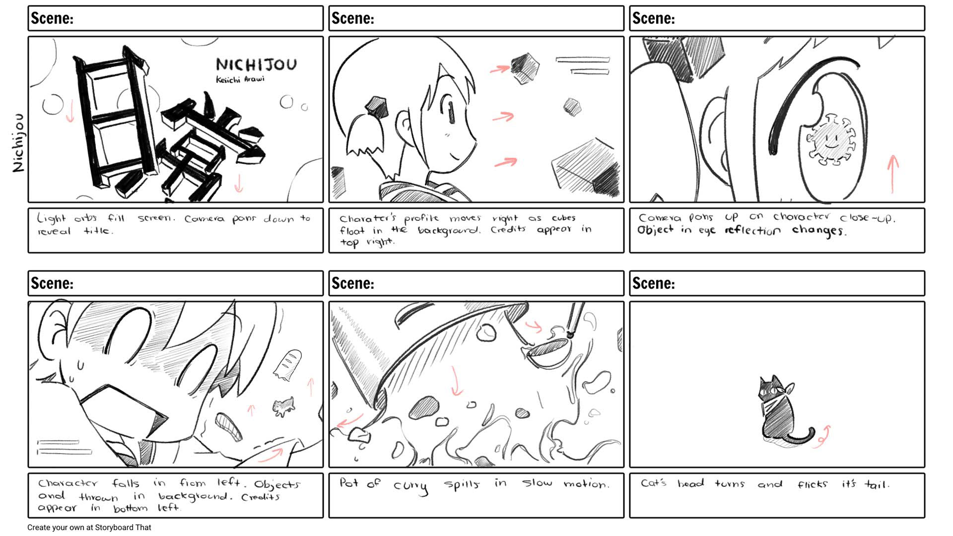 Rough Storyboard