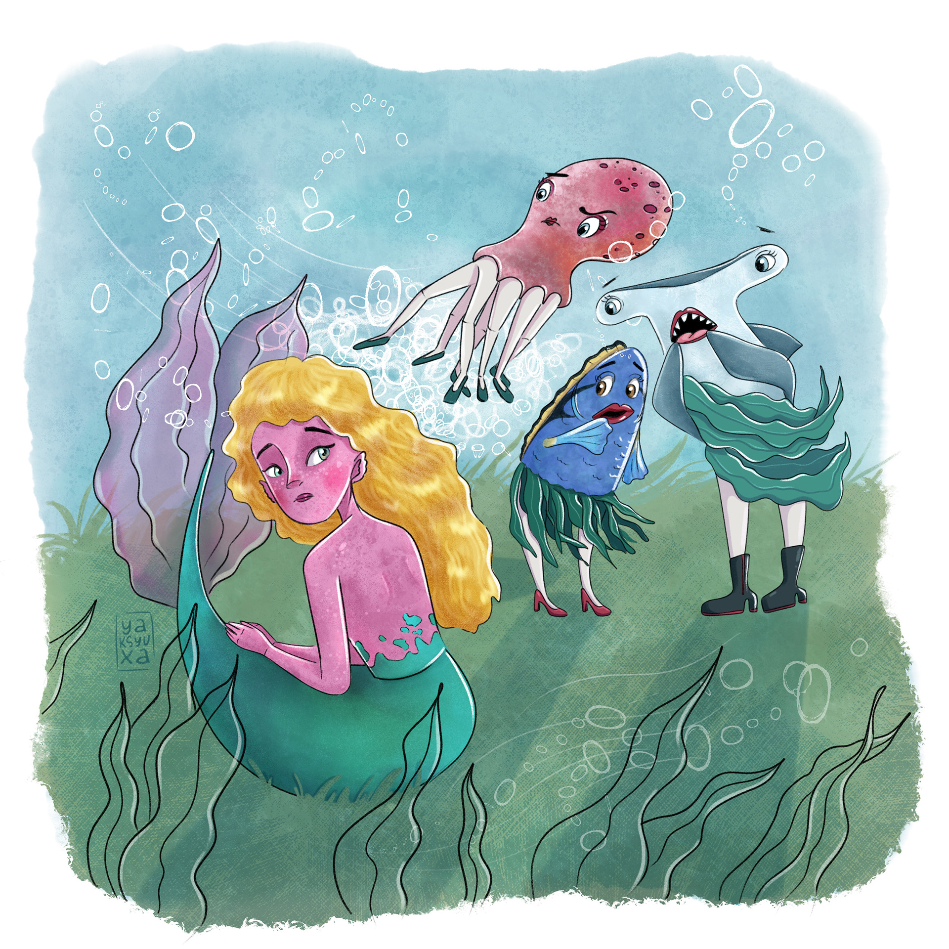MerMay challenge: Prompt - Upside Down