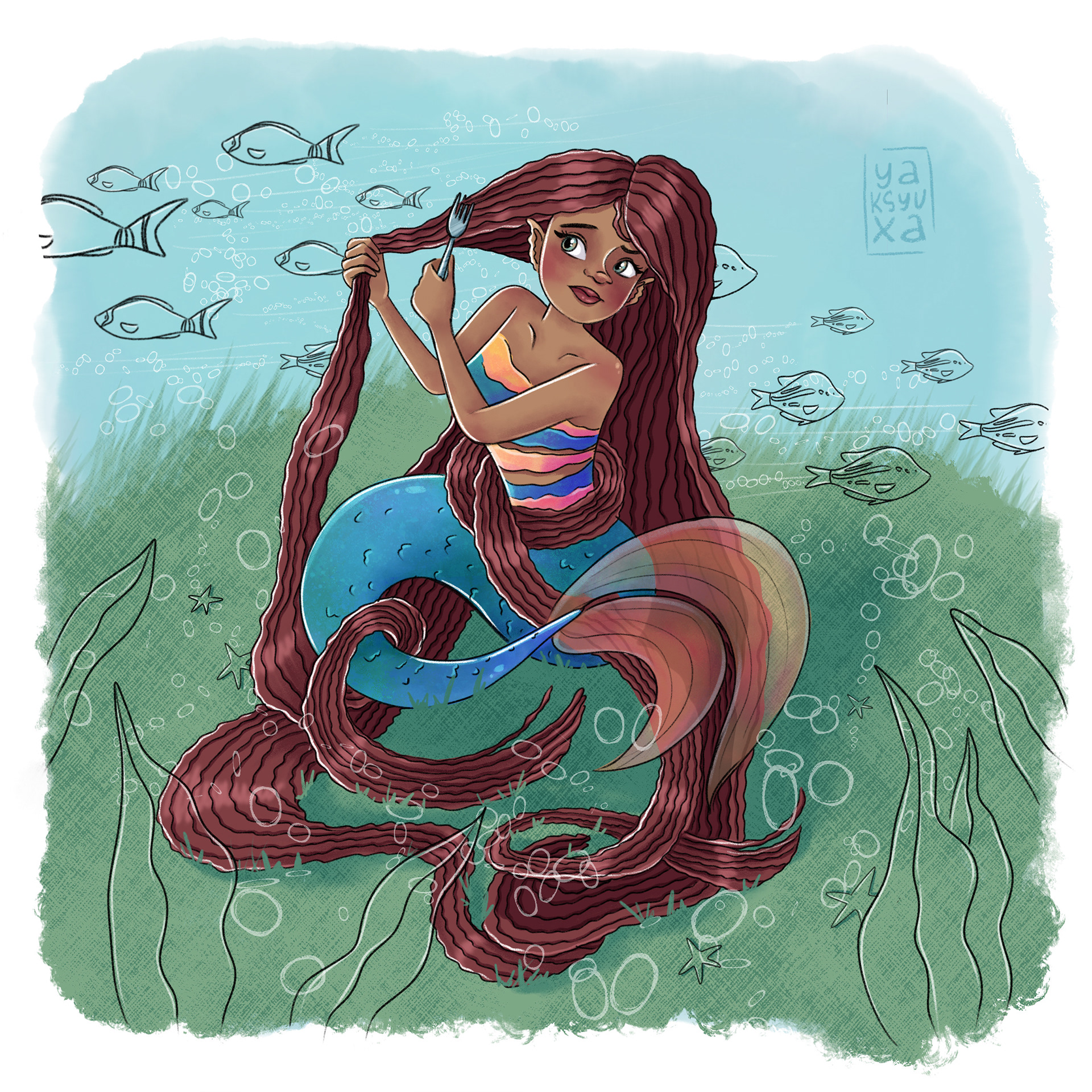 MerMay challenge: Prompt - Twisted