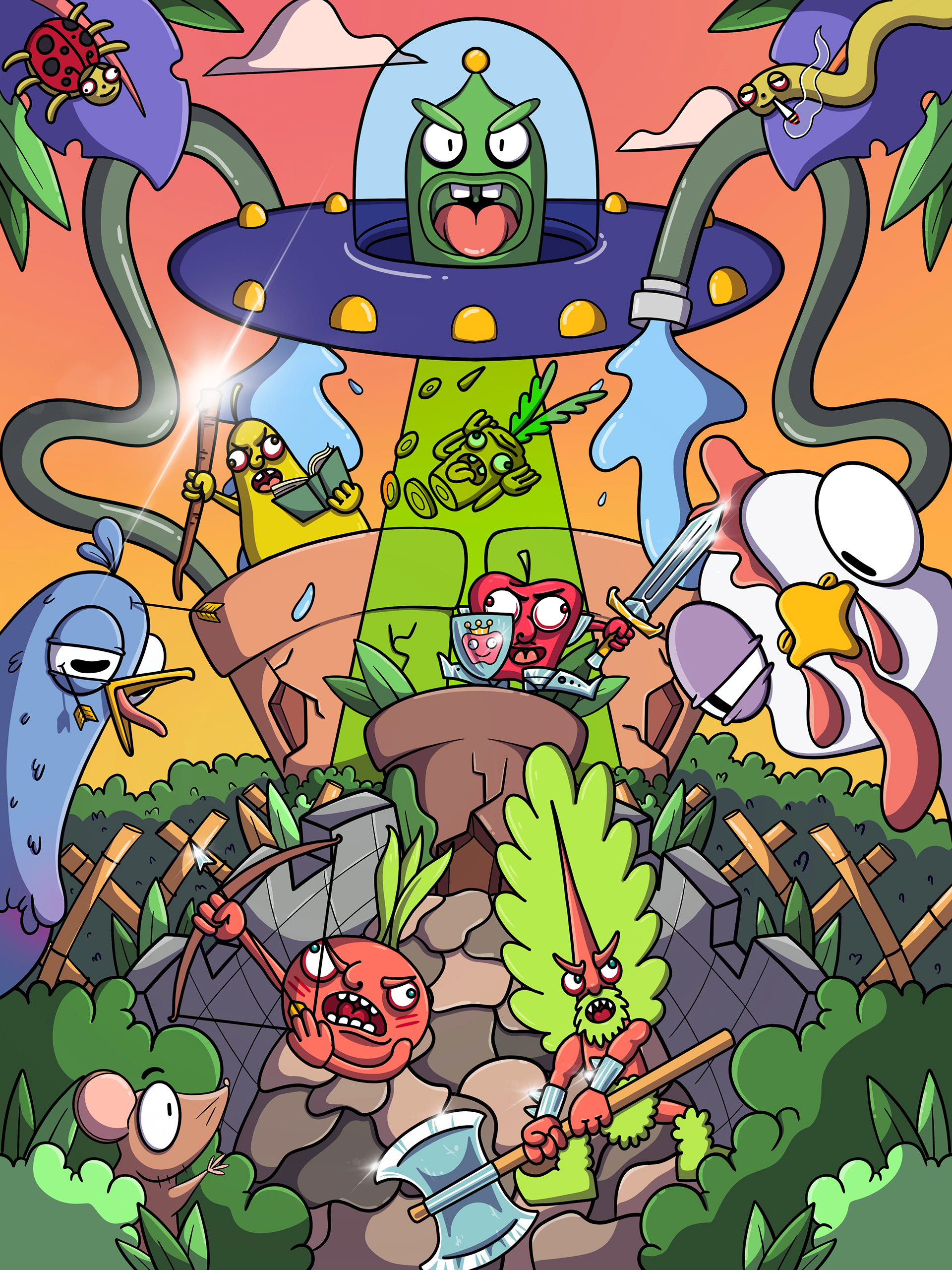 Poster realised in collaboration with my friend tattoo artist Alex Ciliegia
