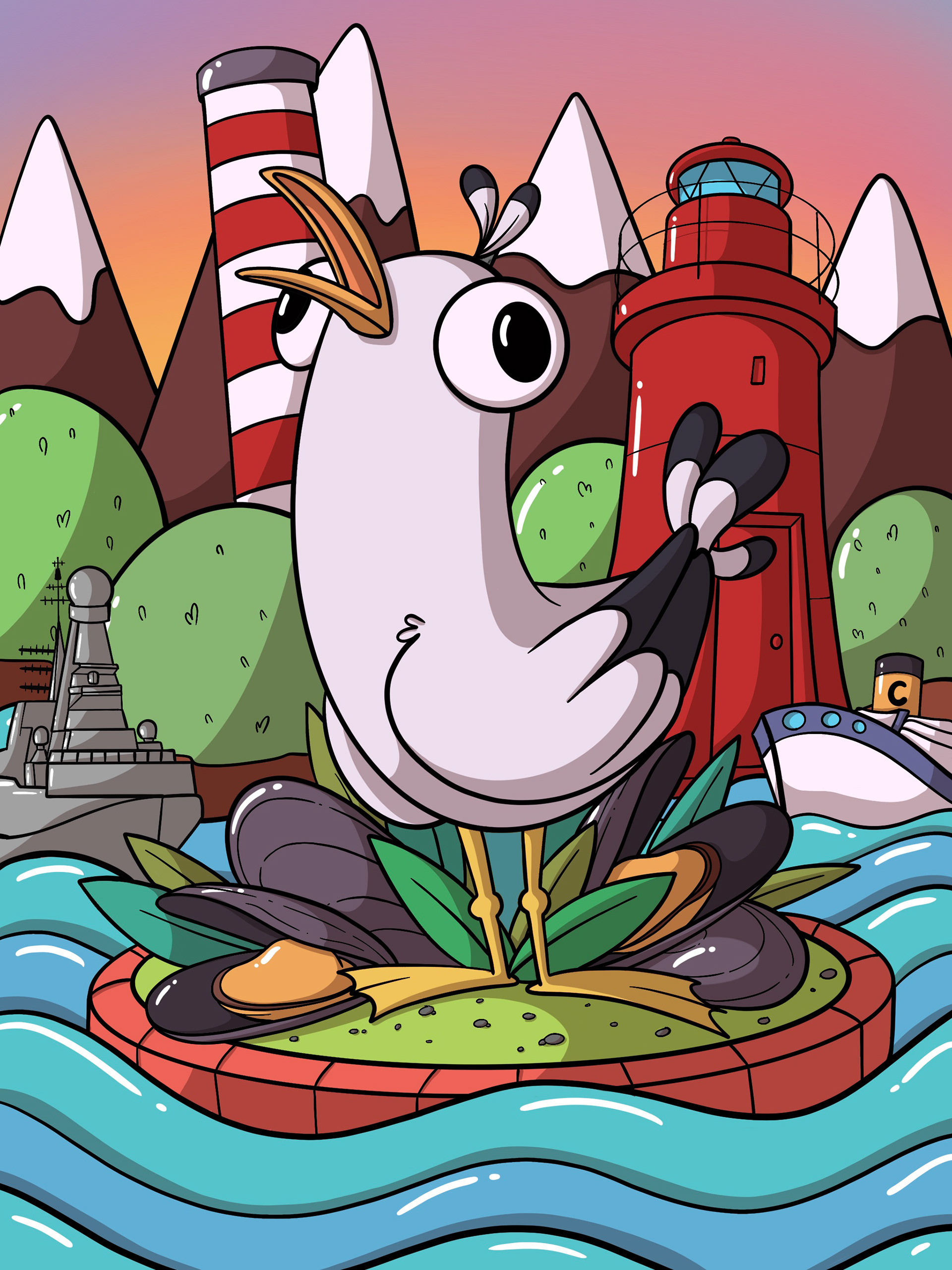 Poster realised for the fanzine "La Fanzina" n.1