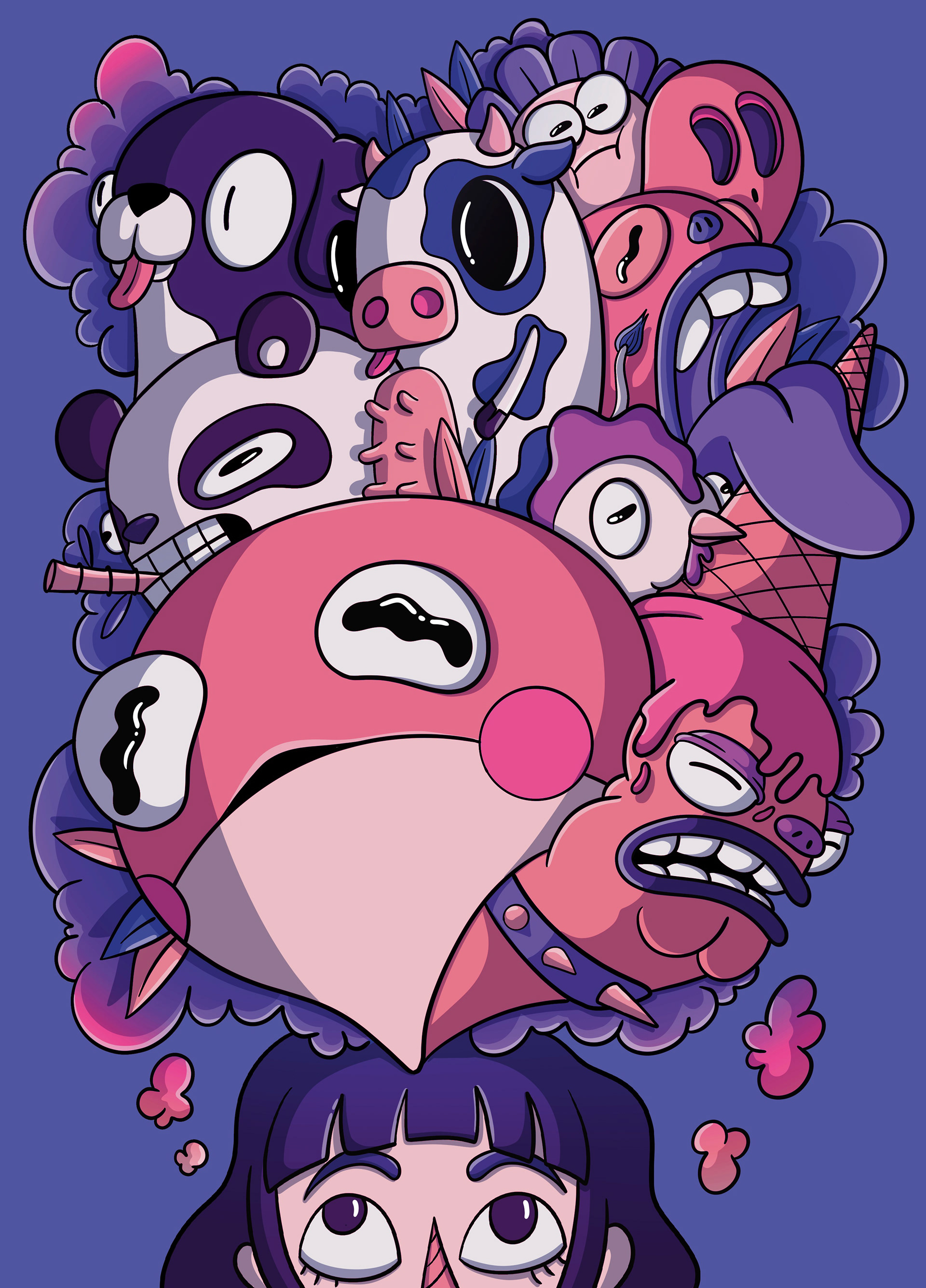 Poster realised for the fanzine "La Fanzina" n.2