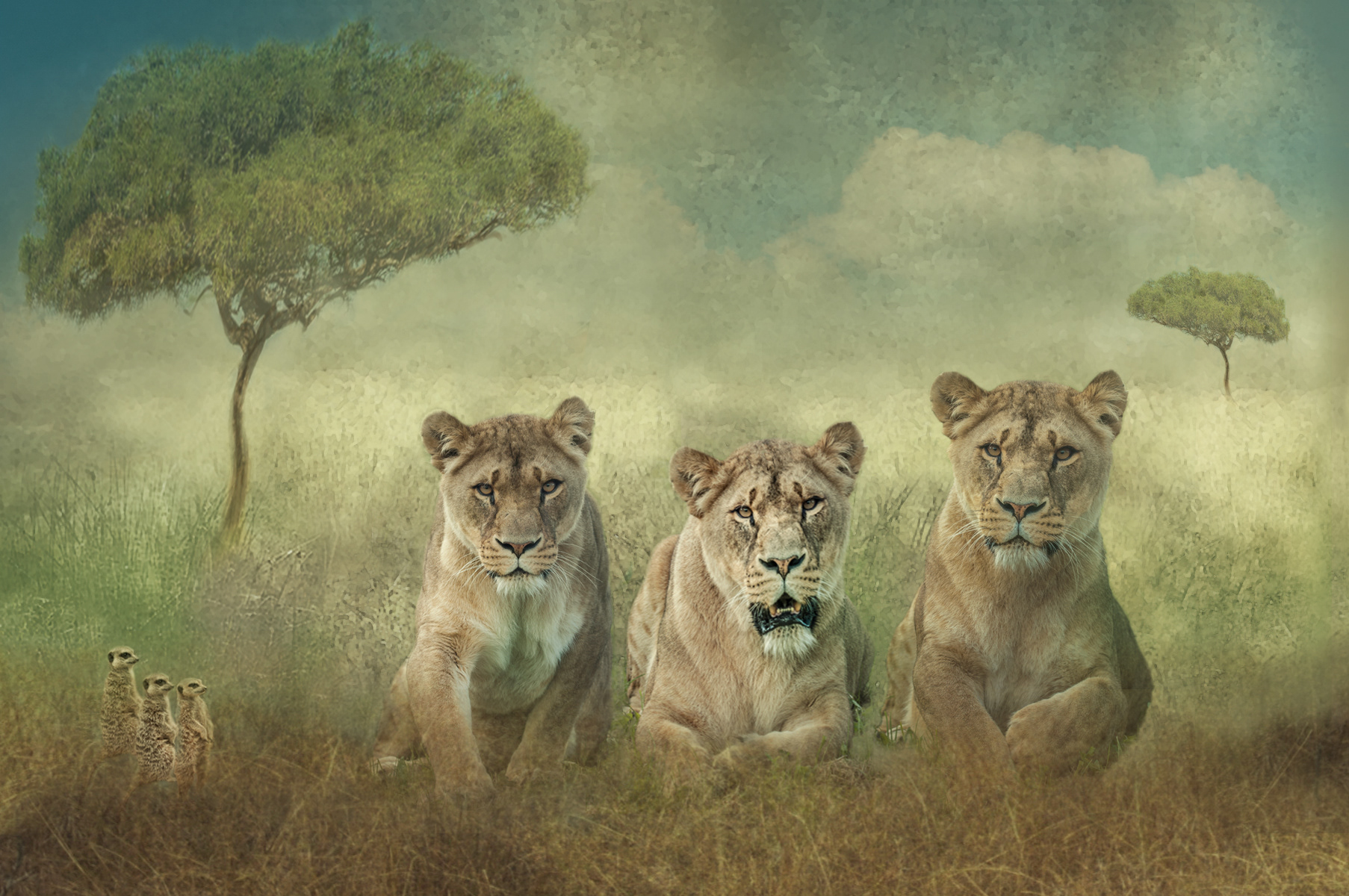 Three Lions .....