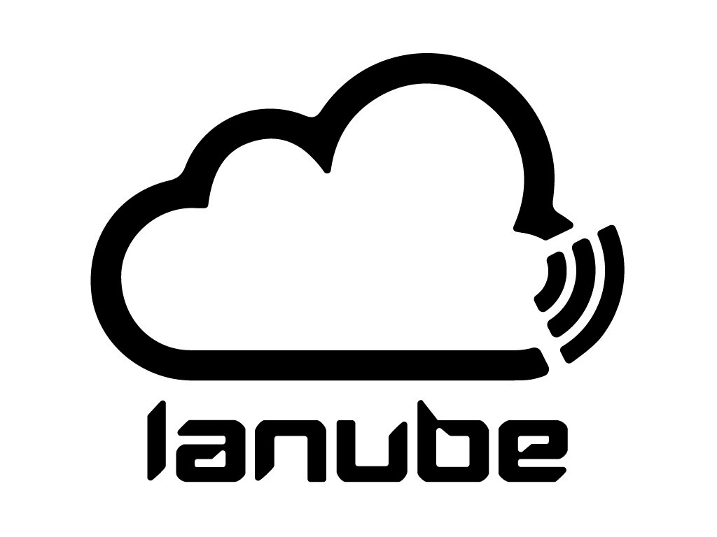 La Nube - Logo Negativo