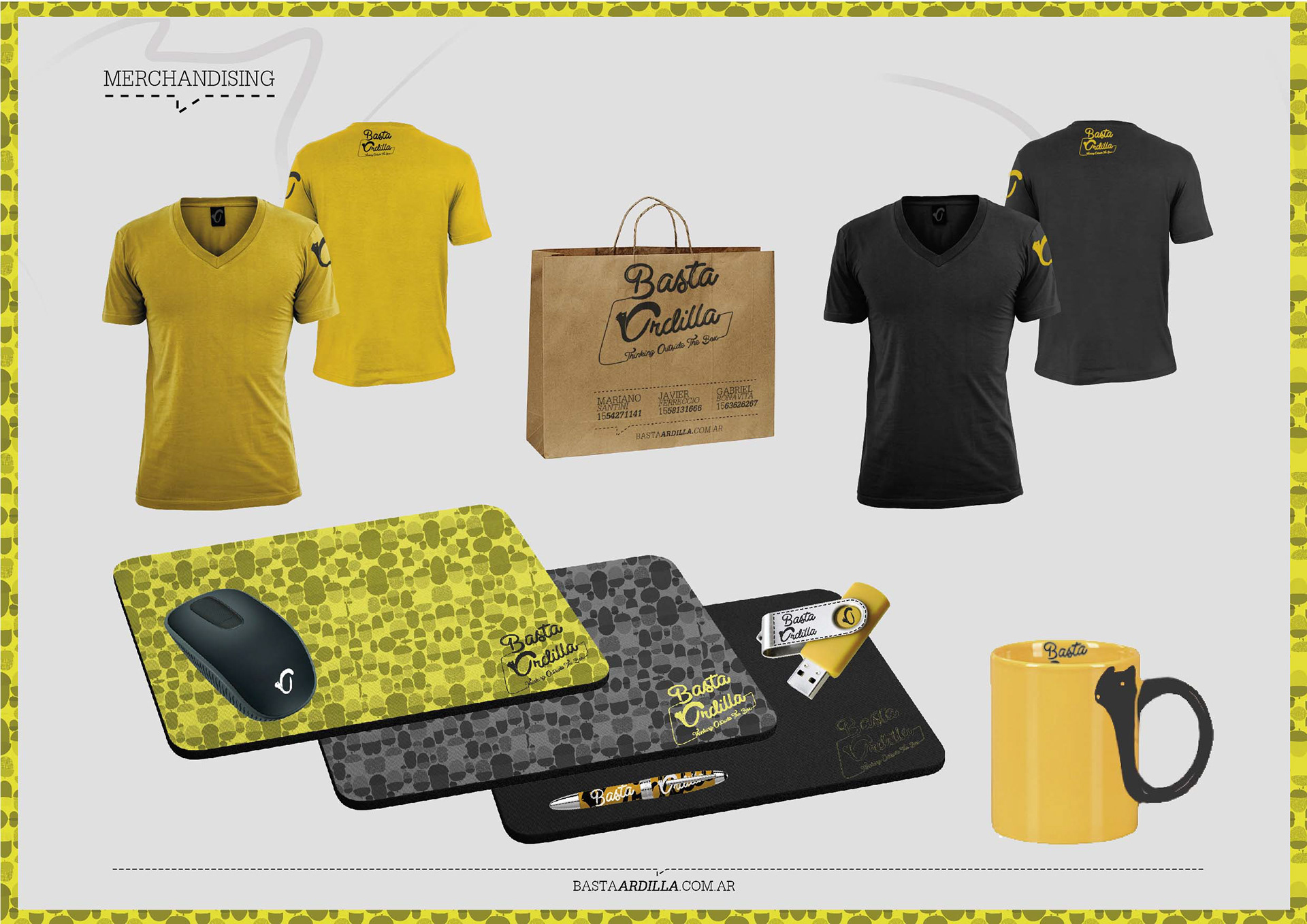 Basta Ardilla - Merchandising