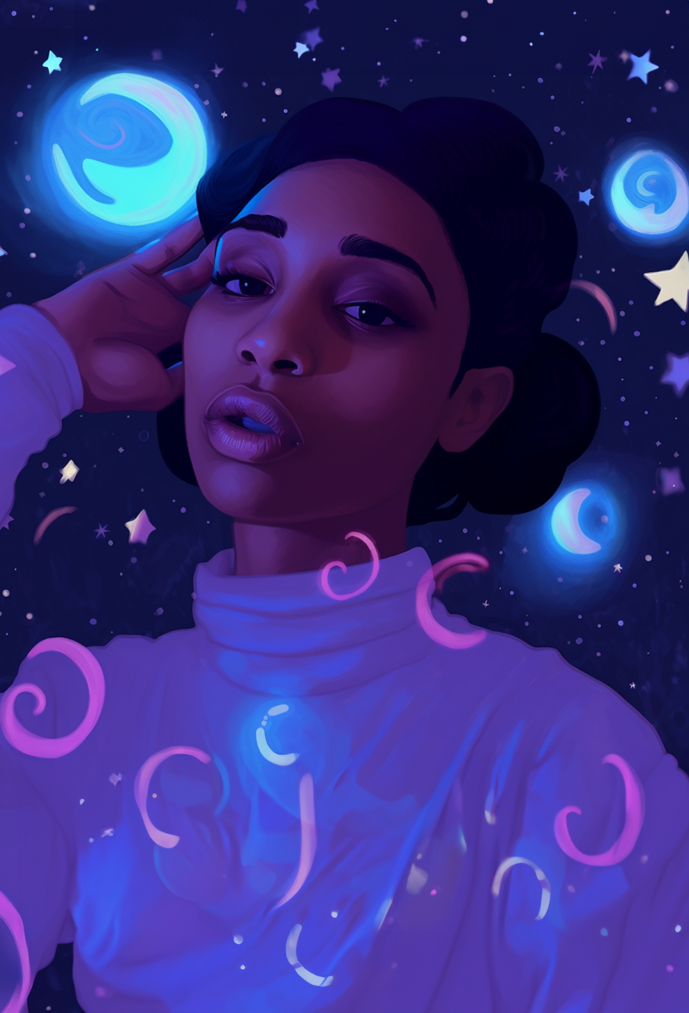 Updated Digital Art inspired by pic of old friend