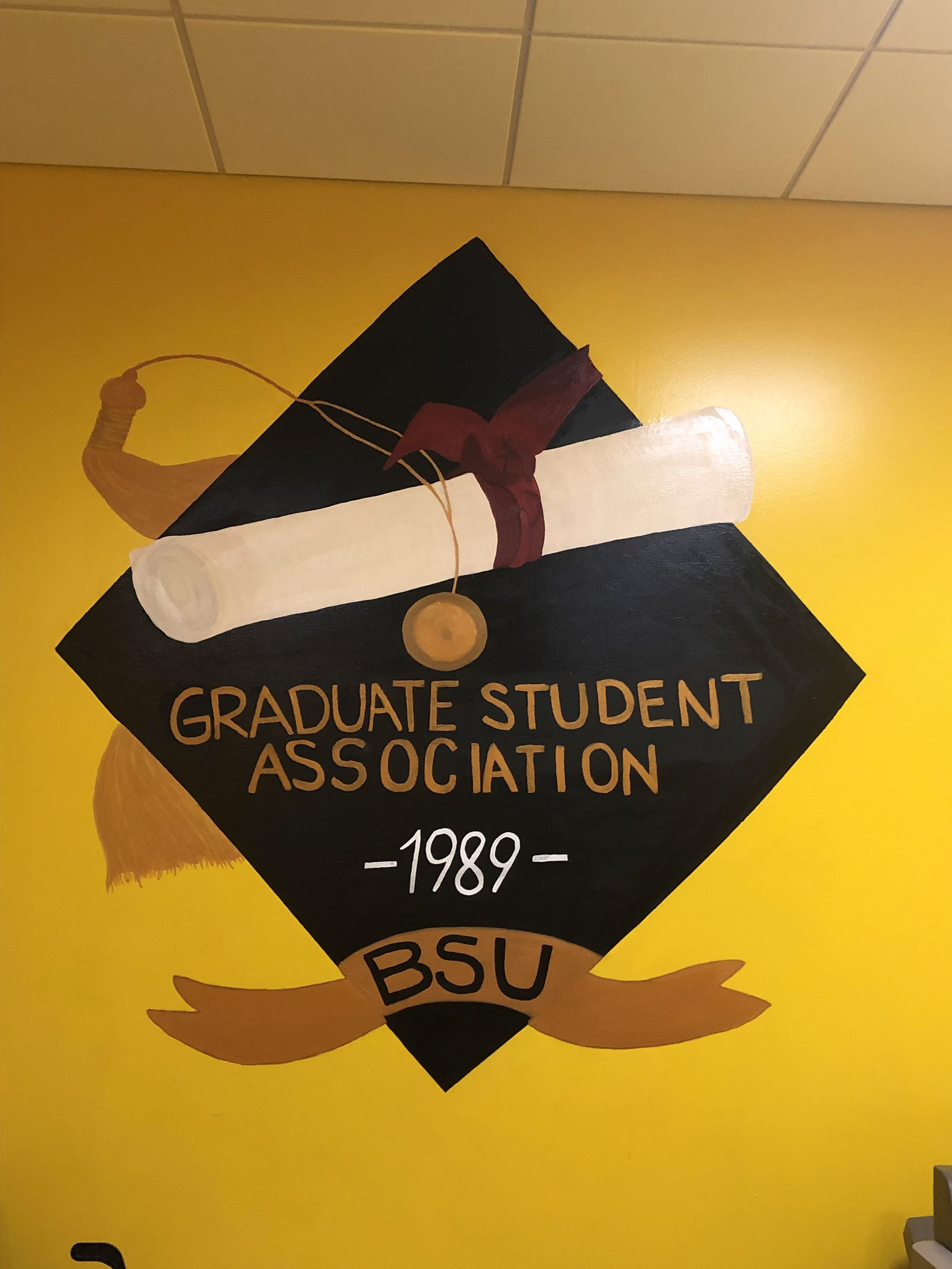 Mural Painted at Bowie State for Graduate Student Association