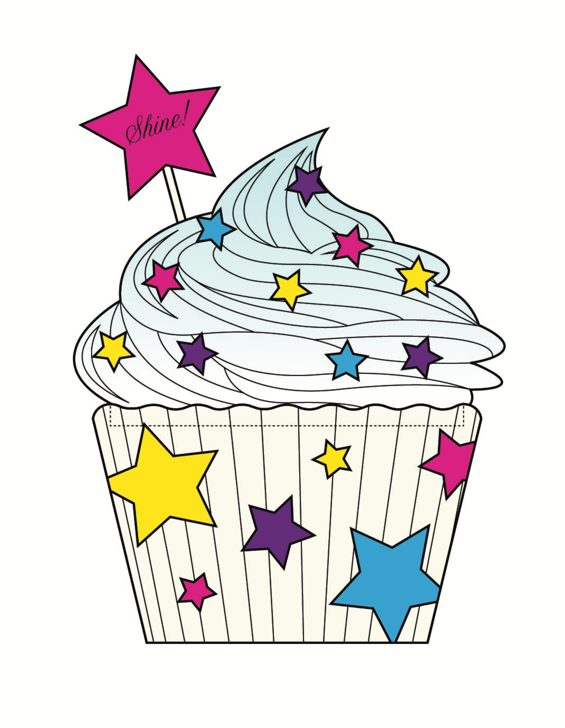 While at Lenox, I created a ceramic birthday cupcake collection. From concept to final specs, art was created in illustrator.