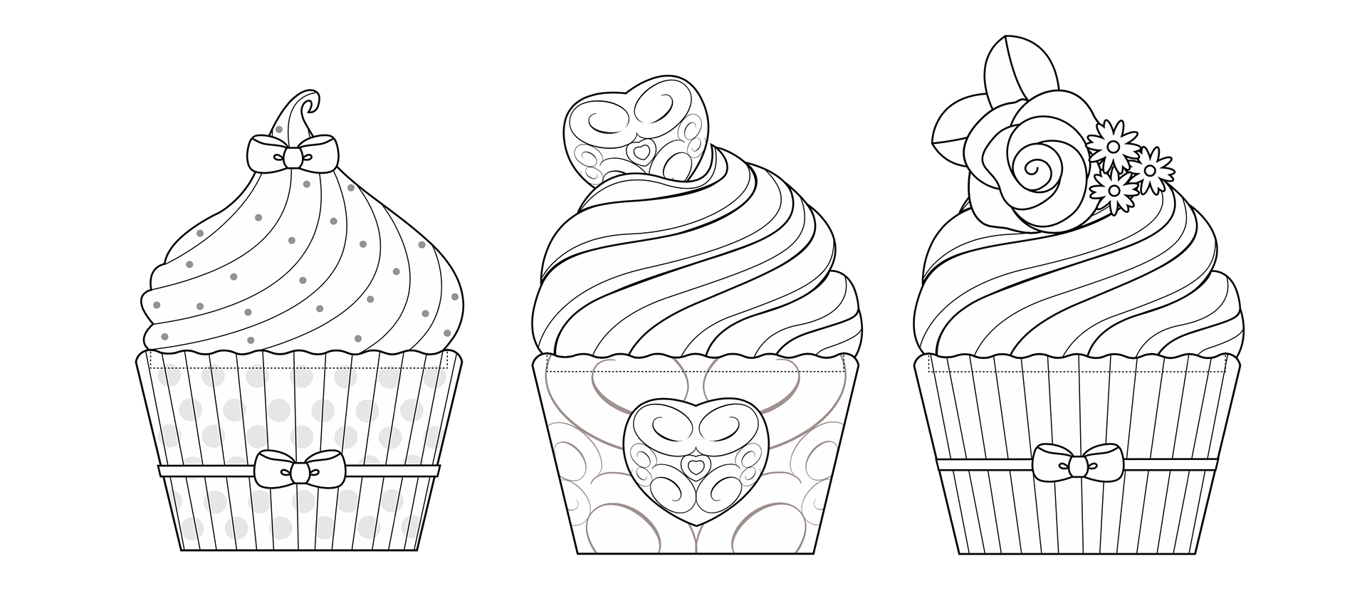 While at Lenox, I created a ceramic birthday cupcake collection. From concept to final specs, art was created in illustrator.