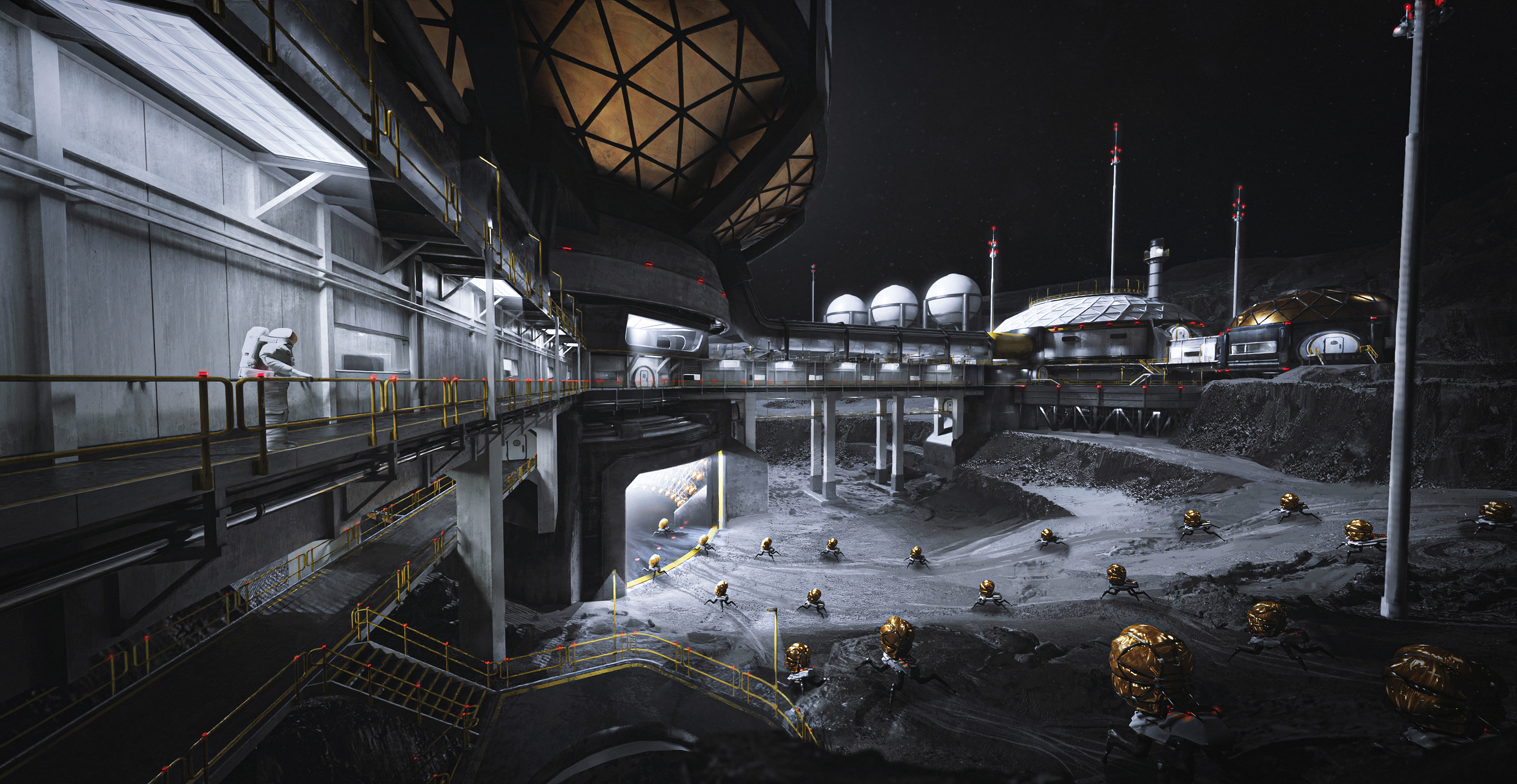 Moon Mining Colony