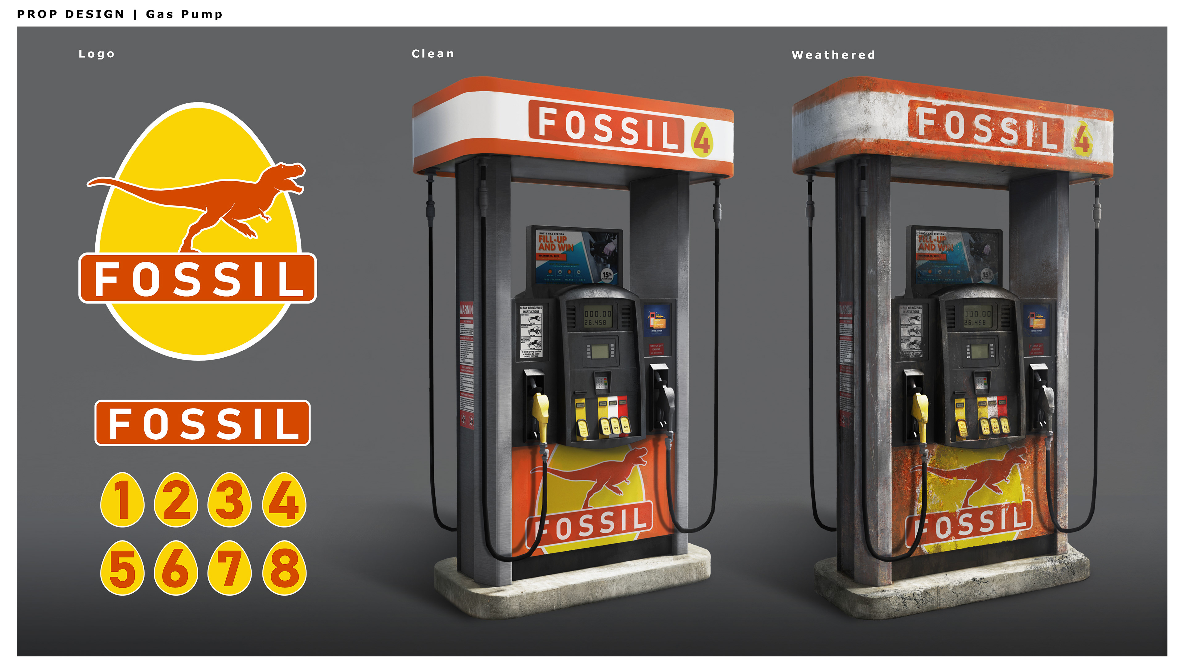 Prop Design Gas Pump