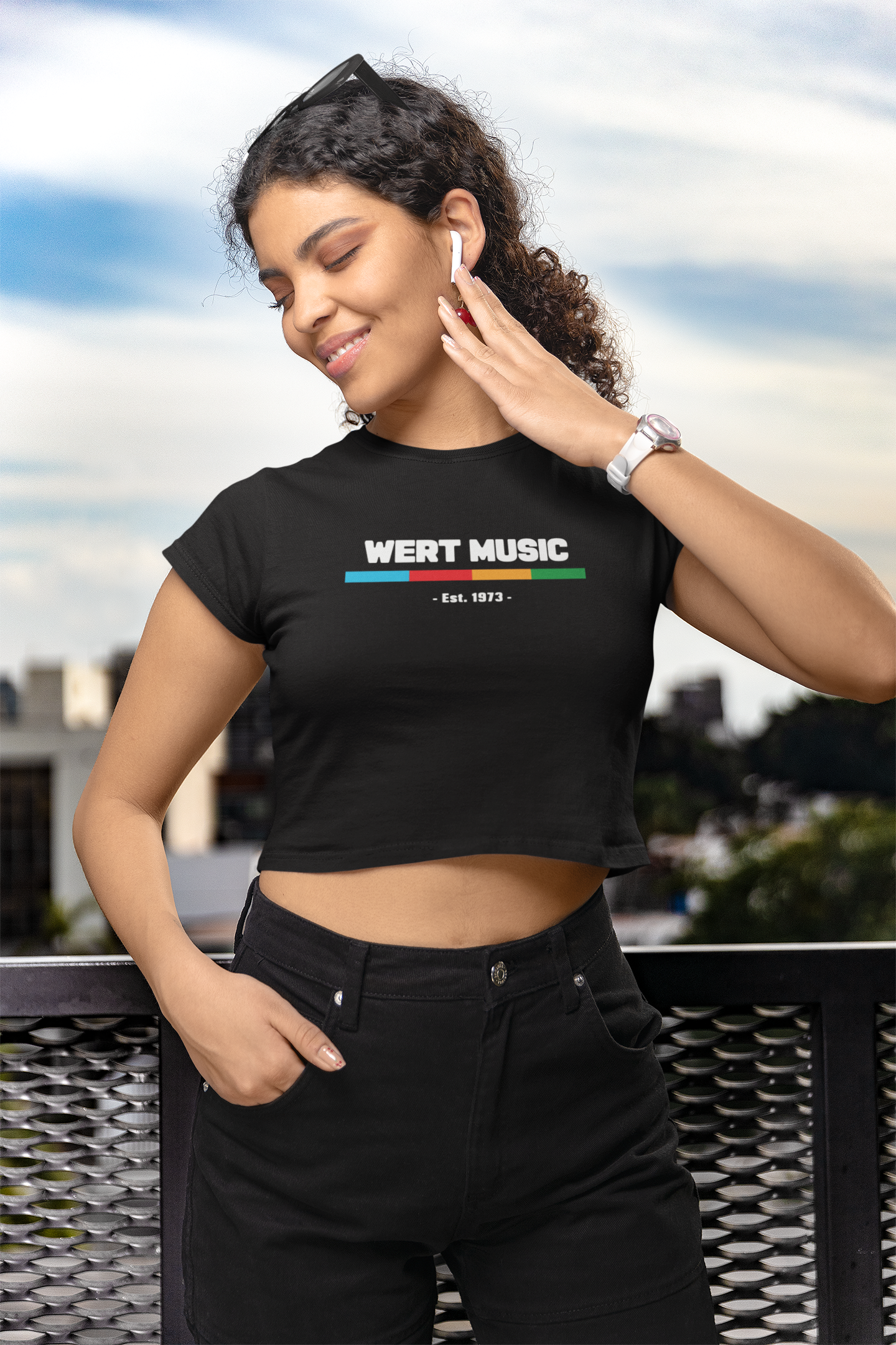 Women's Croptop (Black)