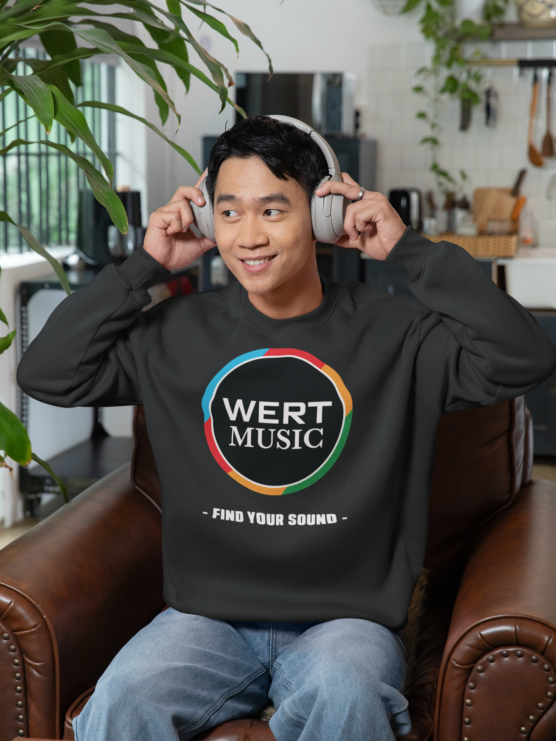 Adult Unisex Crew Neck (Dark Gray)