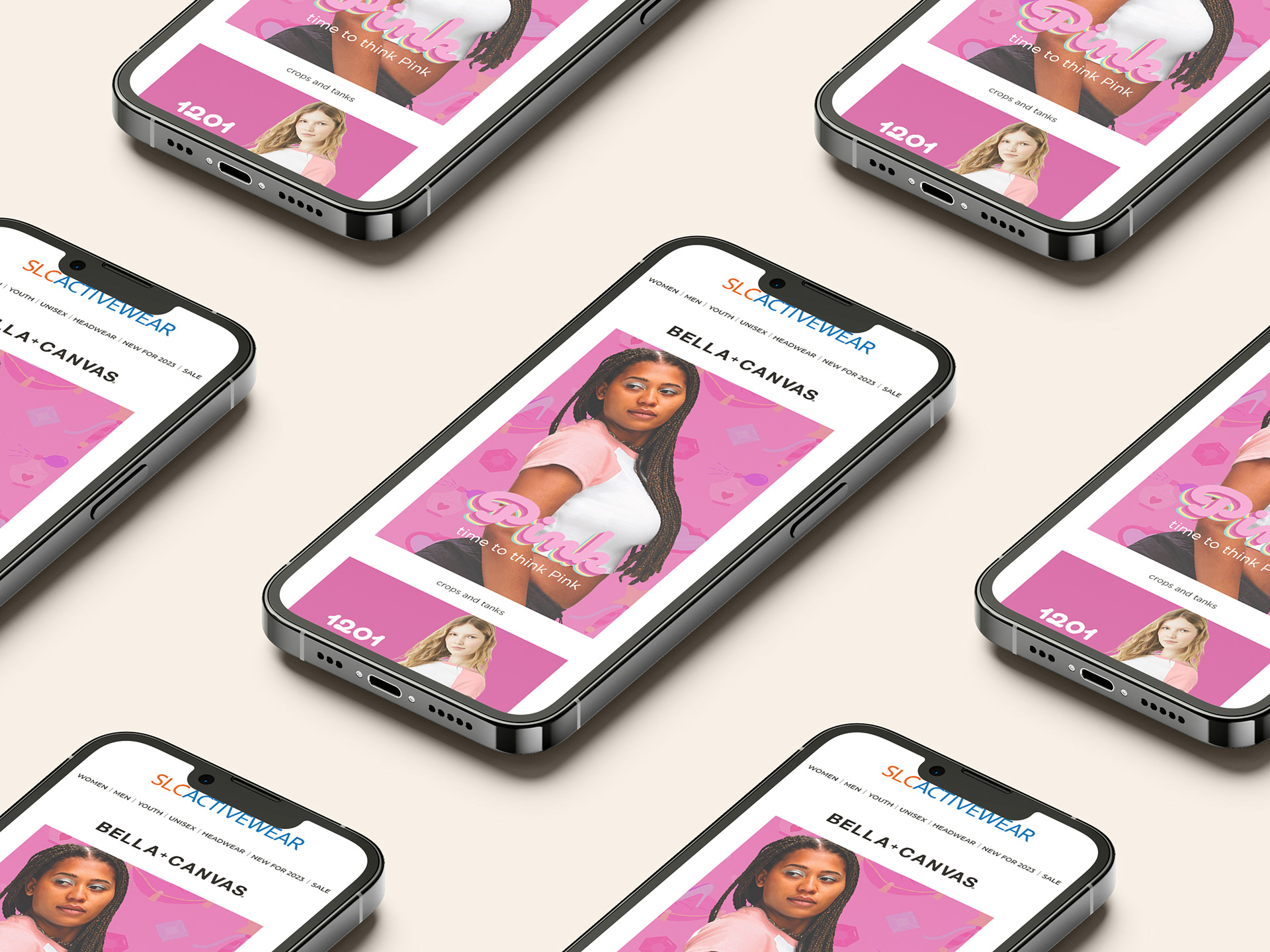 Bella + Canvas Barbie Themed Email Newsletter