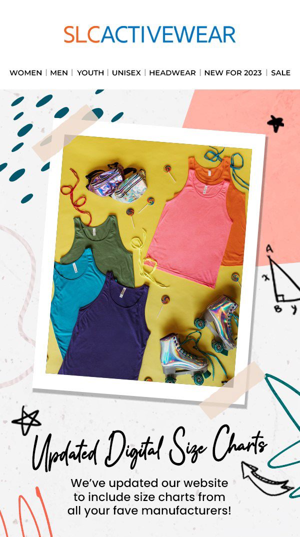 SLC Activewear Update Email Newsletter