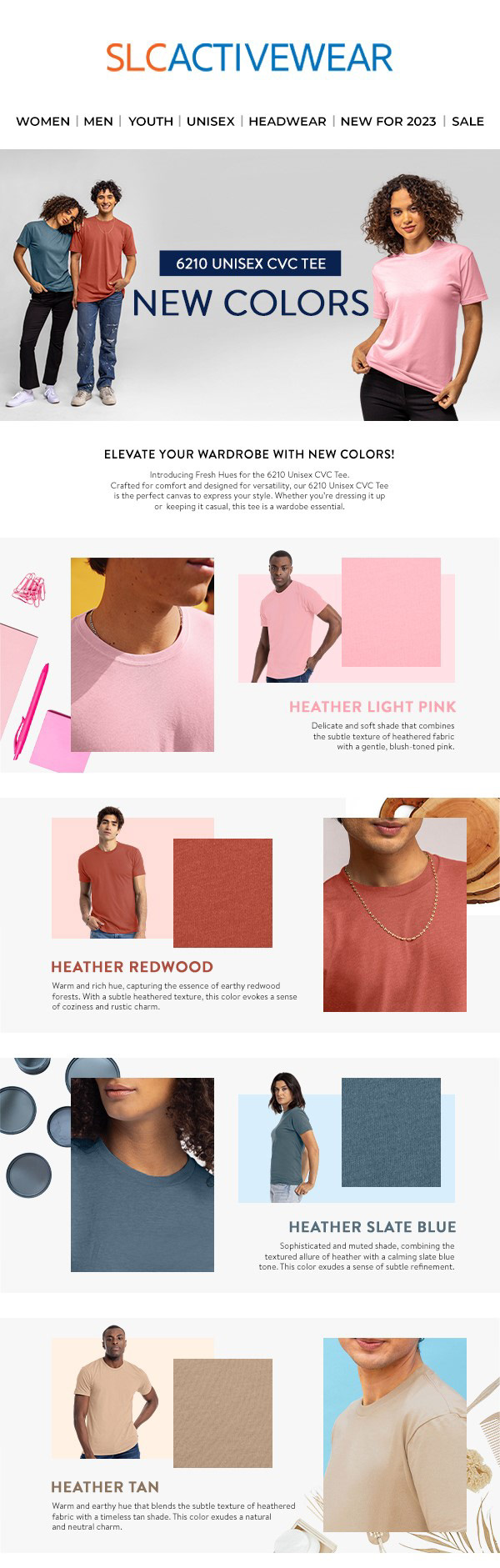 NLA 6210 New Colors Email Newsletter