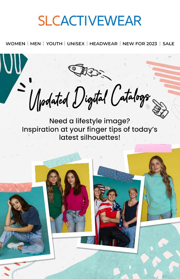 SLC Activewear Update Email Newsletter