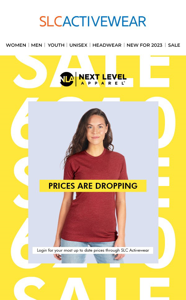 NLA 6210 Sale Email Newsletter