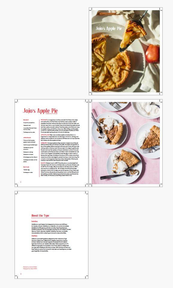First design layout using stock images as placeholders