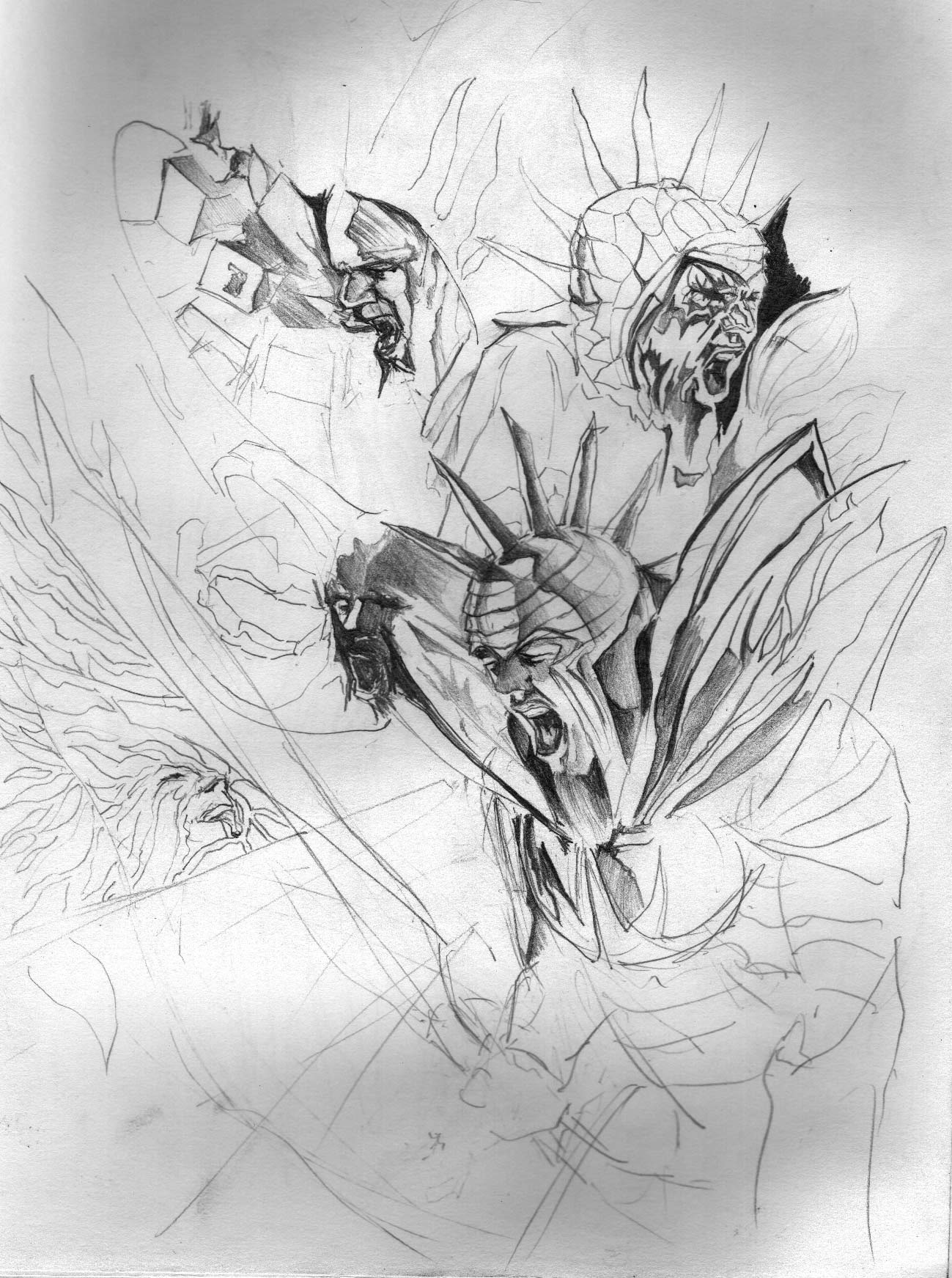 Pencils on the Paper