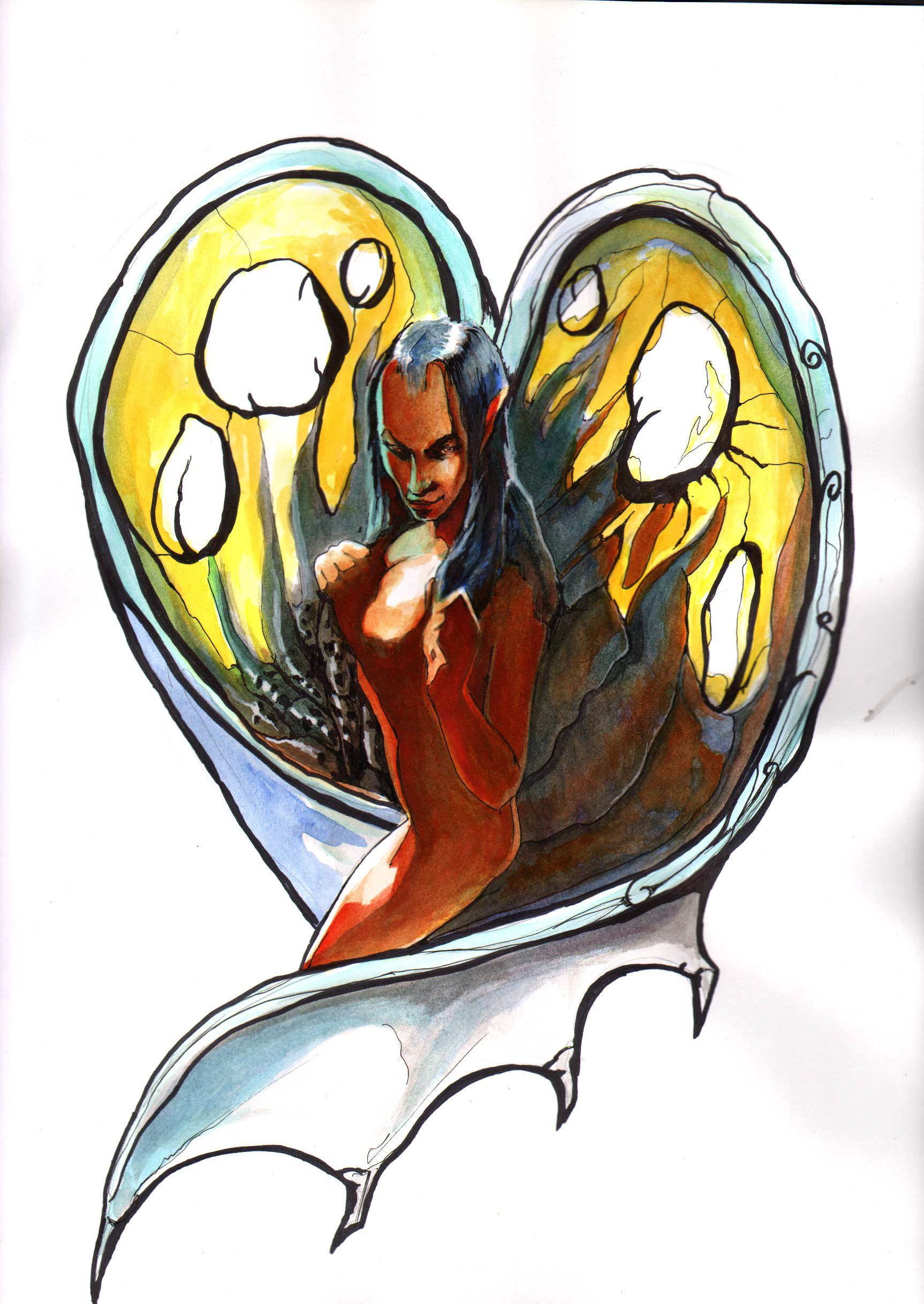Gouache & Ink