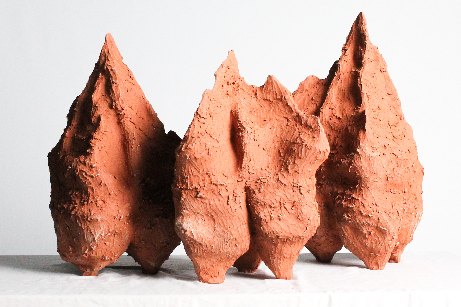 Liminal Landscape I, II and III,  2022     |     Ceramics