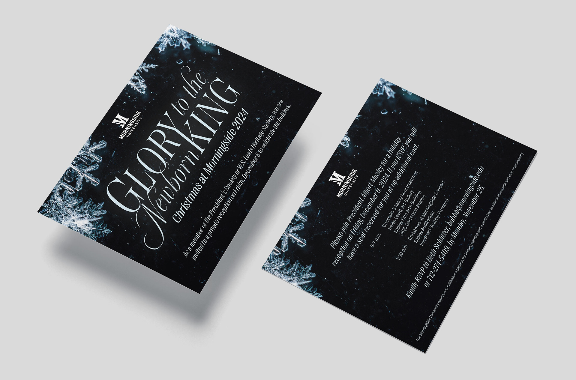 "Christmas at Morningside" Invite, 2024
