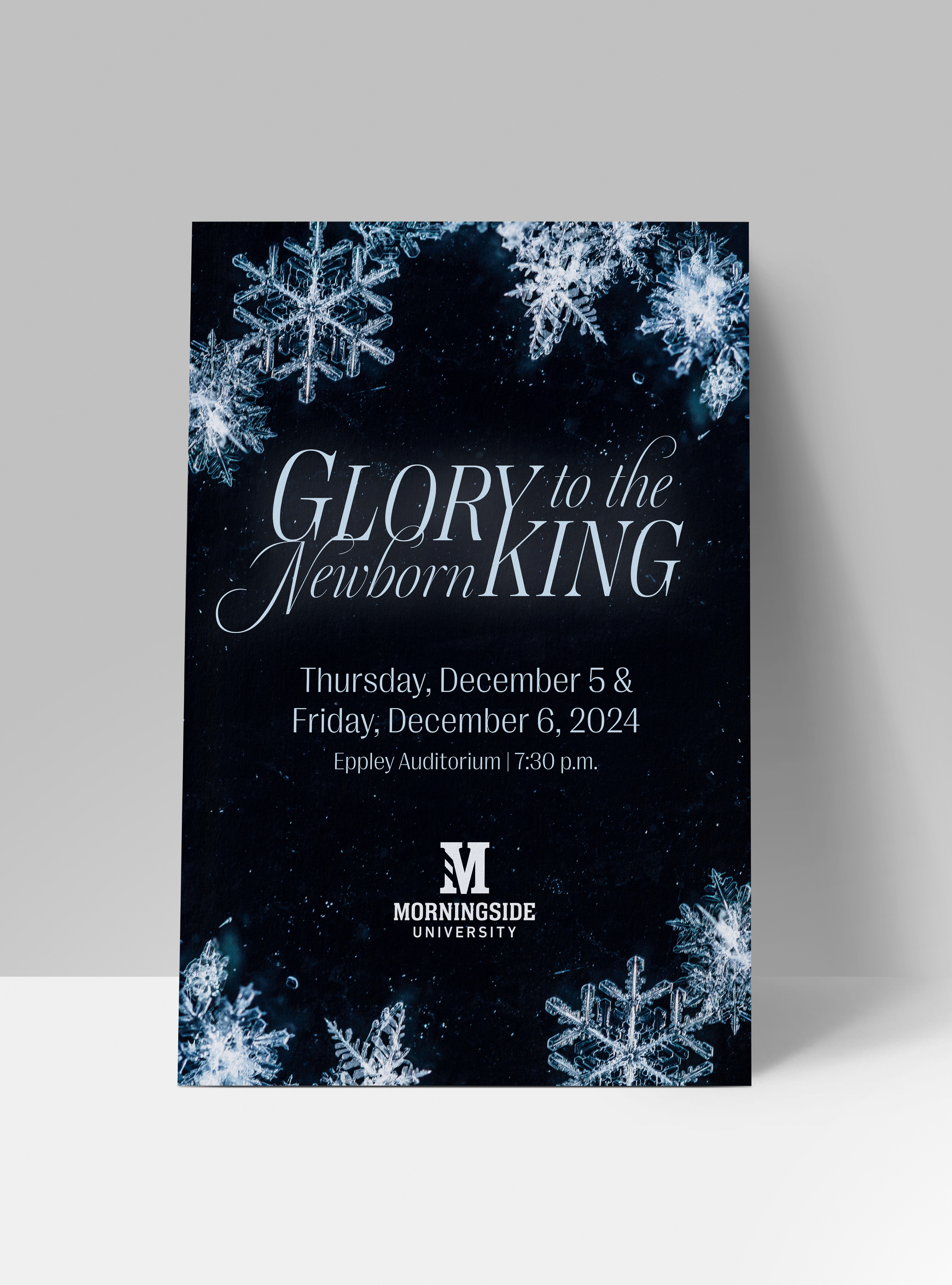 "Christmas at Morningside" Poster, 2024
