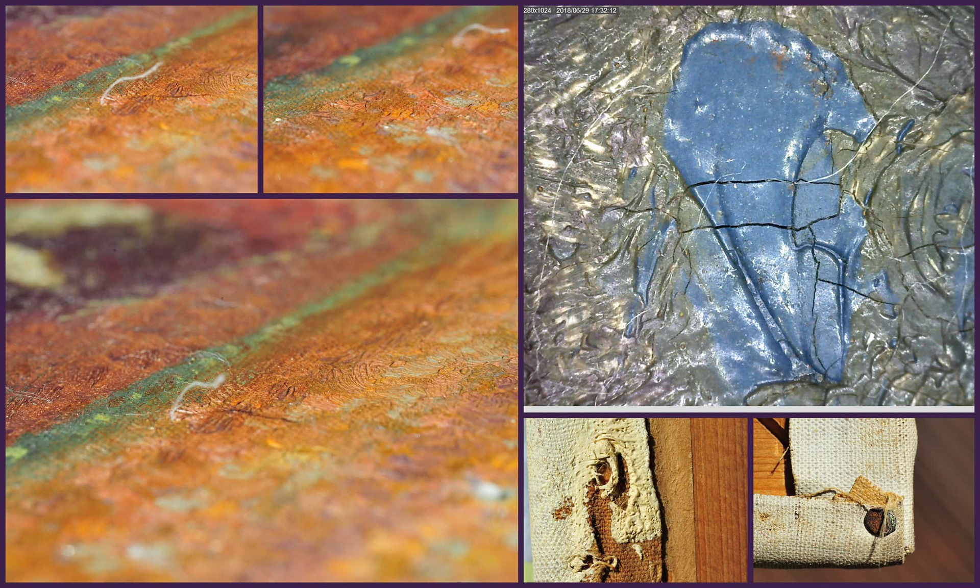 Conservation assessment – technical examination of painting
