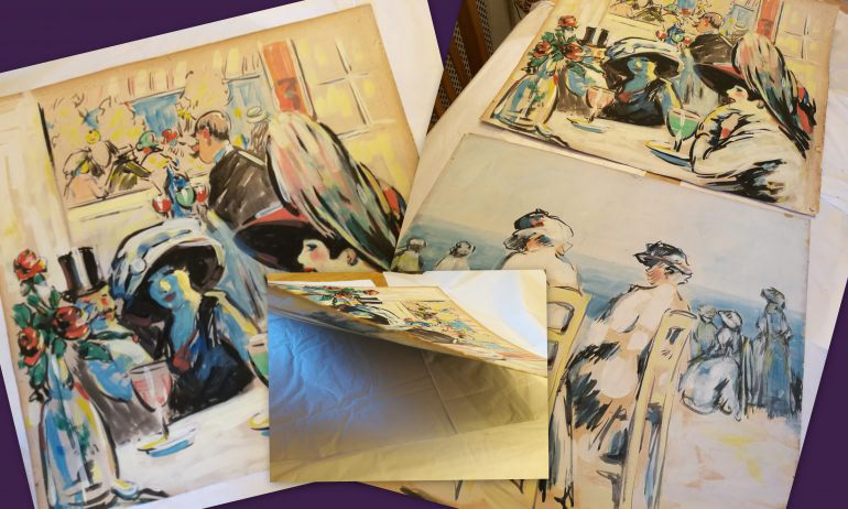 Board splitting treatment- before and after conservation