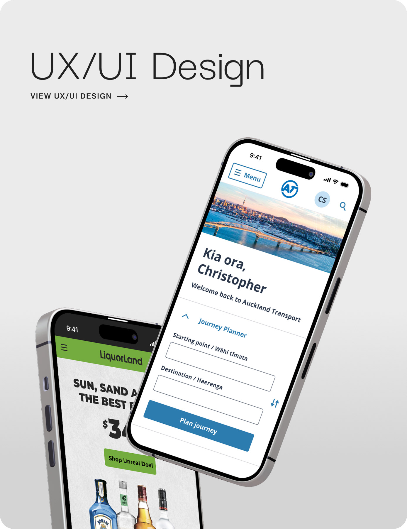 View UX/UI Design work
