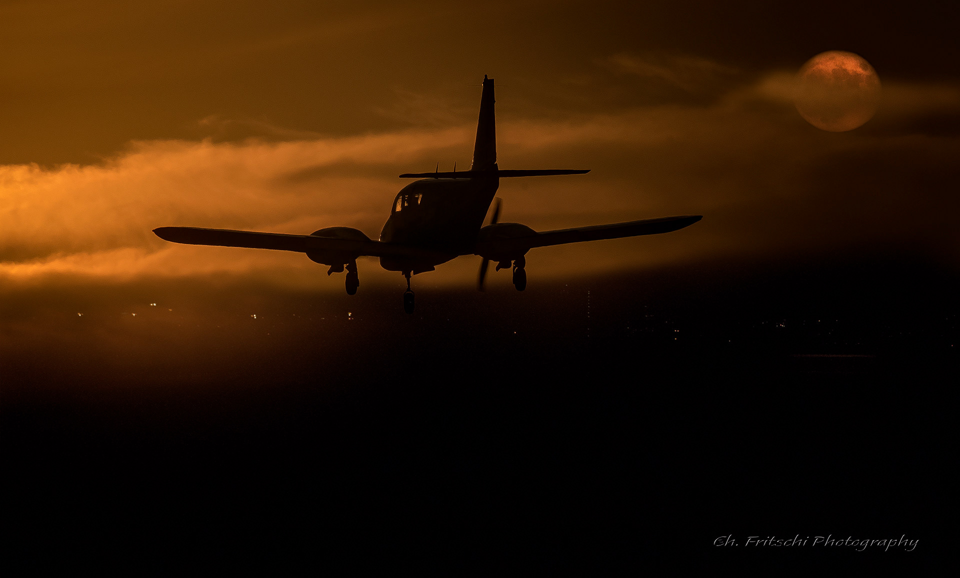 Landing at Sundown