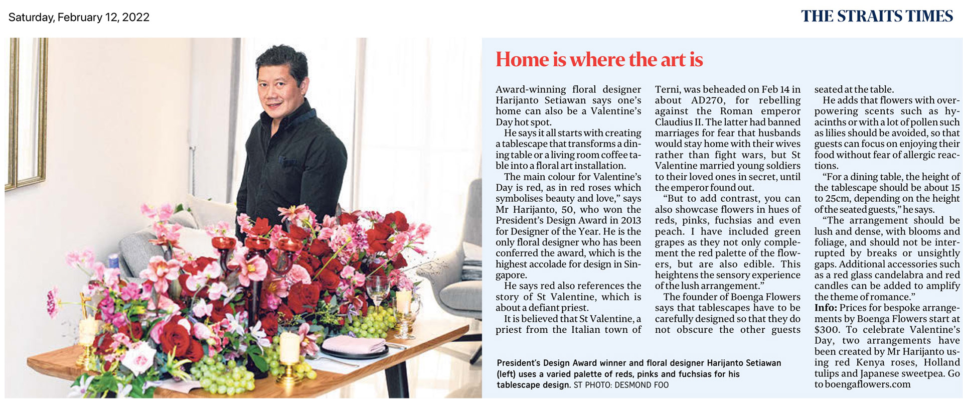 The Straits Times, 12 February 2022, Singapore